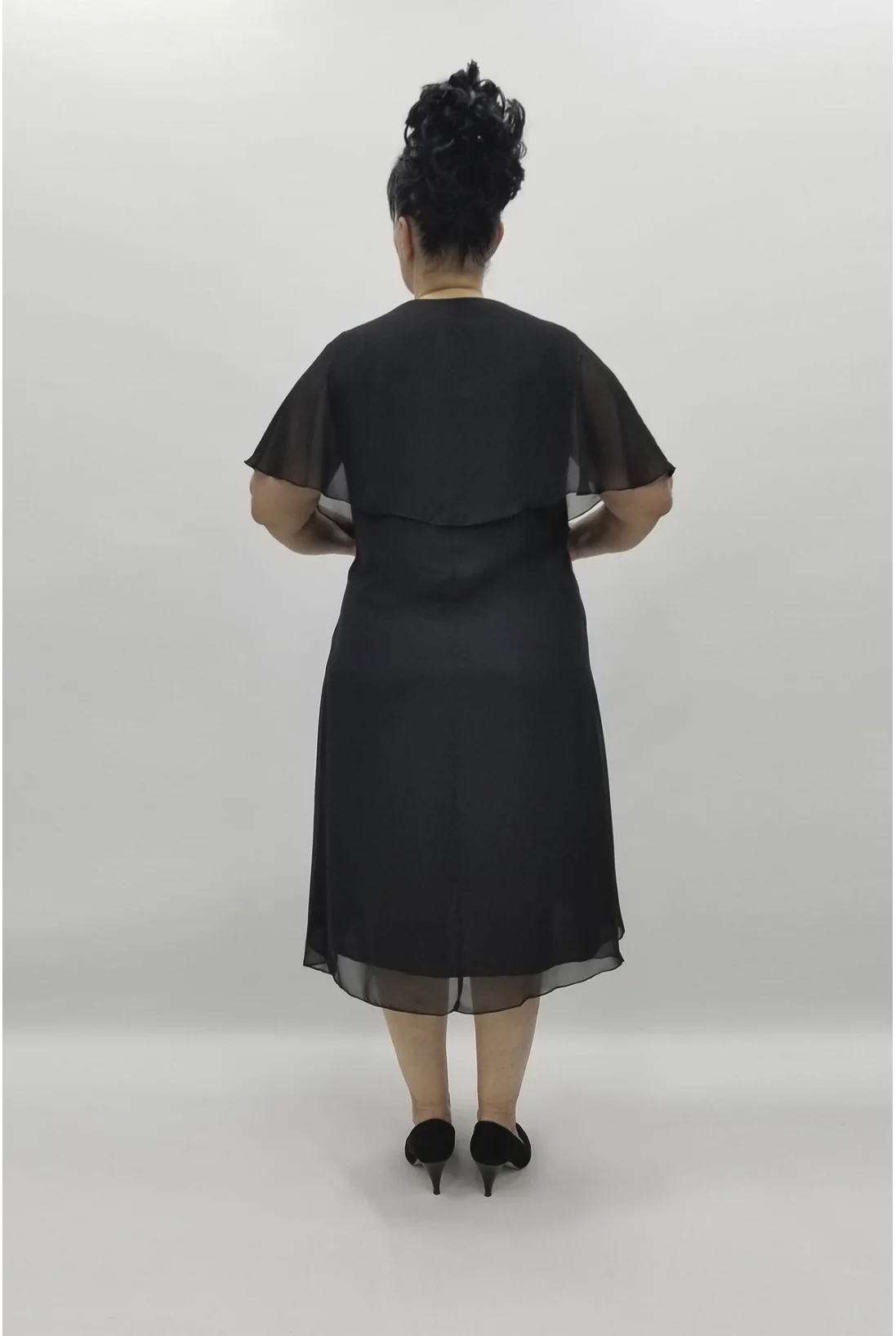 Miraggio Büyük Beden Abiye Elbise 97558 SİYAH