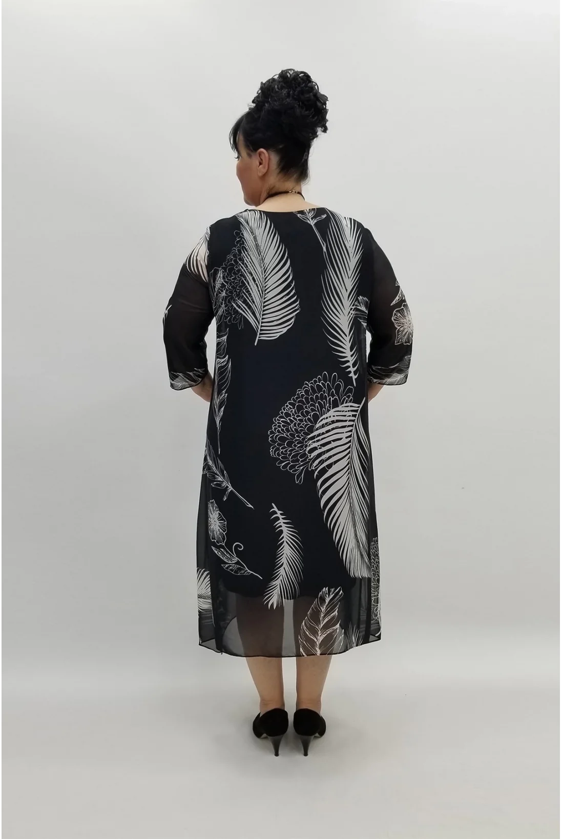 Miraggio Büyük Beden Abiye Elbise 97708 SİYAH