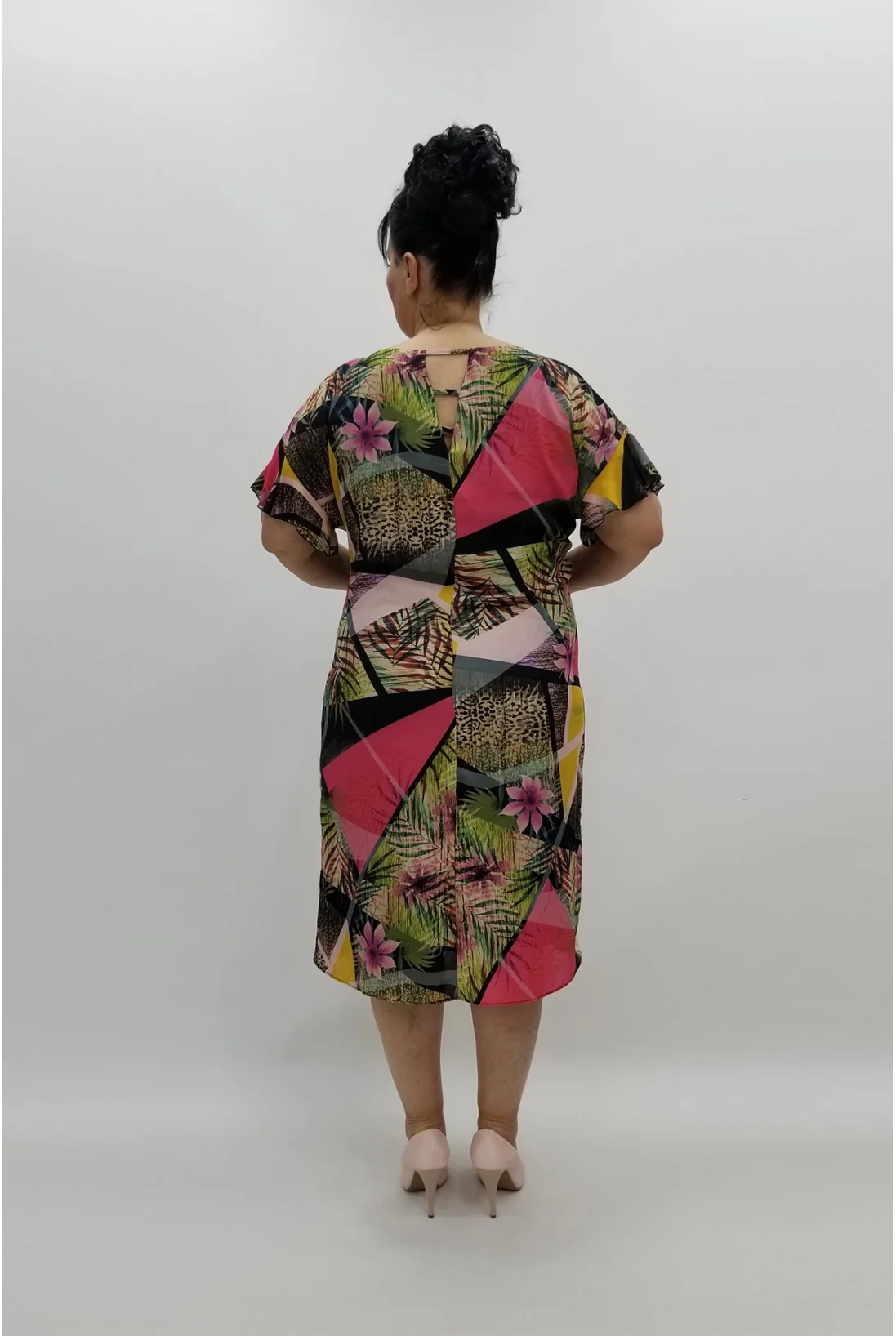 Miraggio Büyük Beden Abiye Elbise 97709 FUŞYA