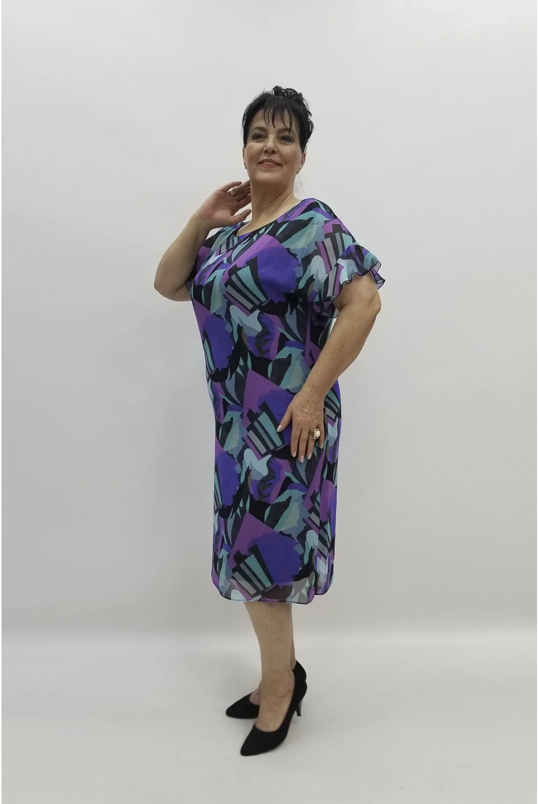 Miraggio Büyük Beden Abiye Elbise 97710 MOR