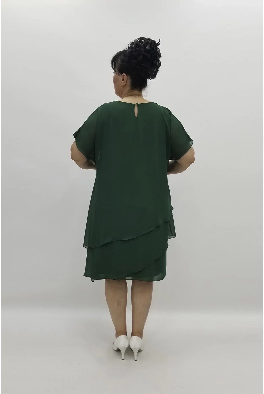 Miraggio Büyük Beden Abiye Elbise 97720 YEŞİL