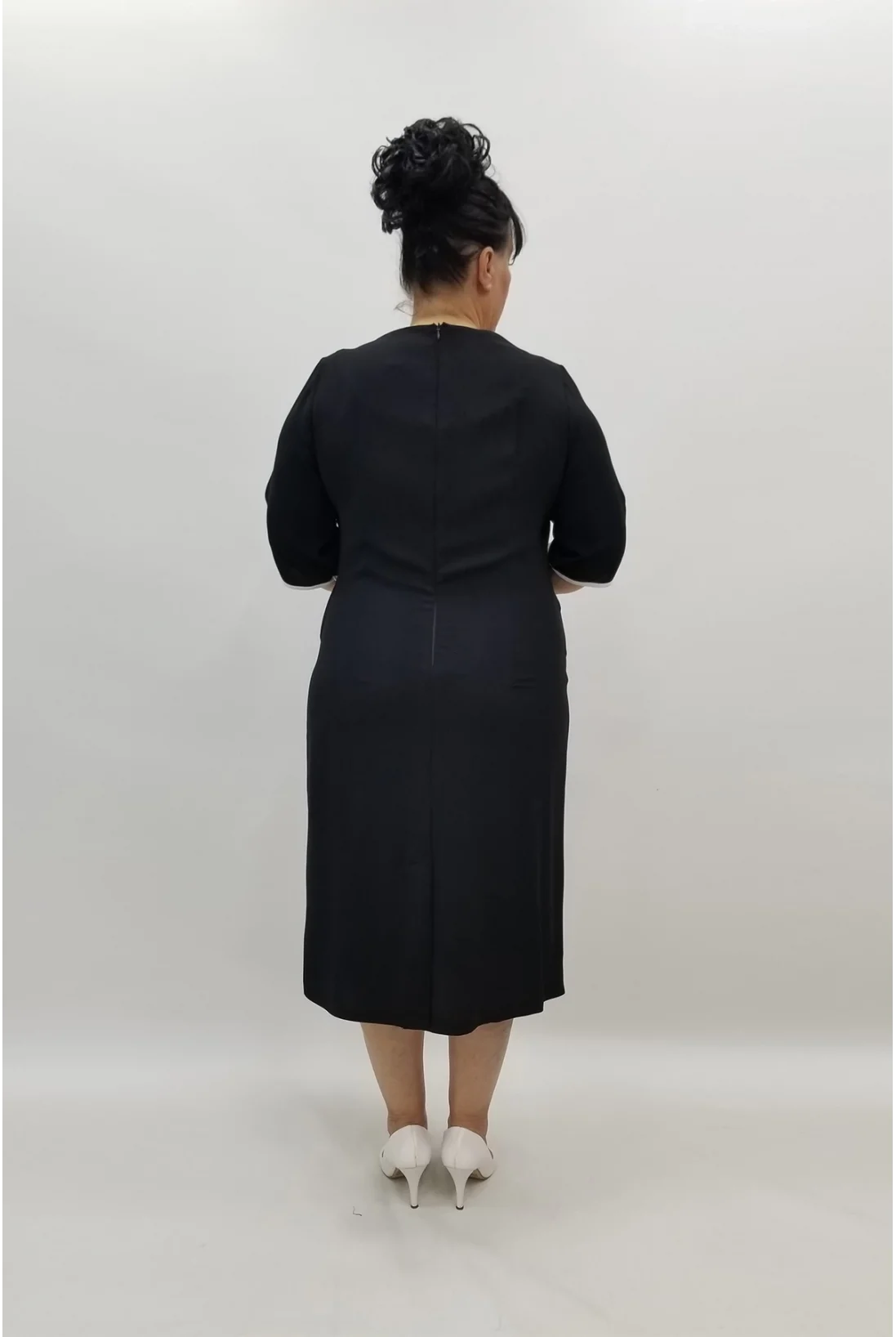 Miraggio Büyük Beden Abiye Elbise 97745 SİYAH