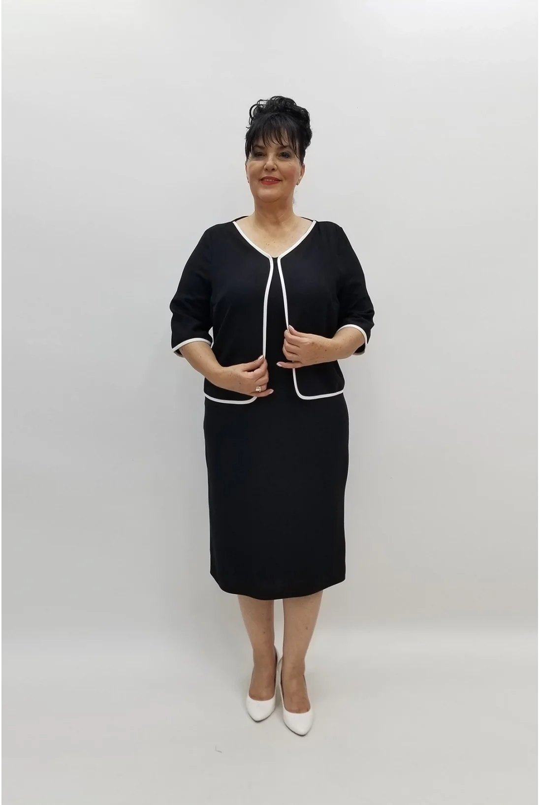 Miraggio Büyük Beden Abiye Elbise 97745 SİYAH