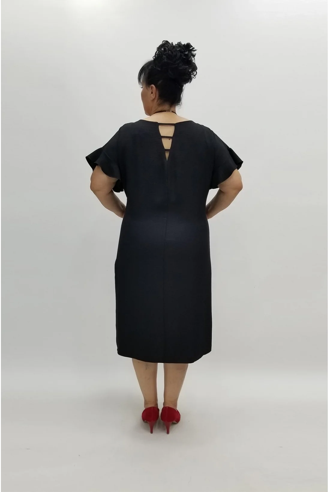 Miraggio Büyük Beden Abiye Elbise 97809 SİYAH