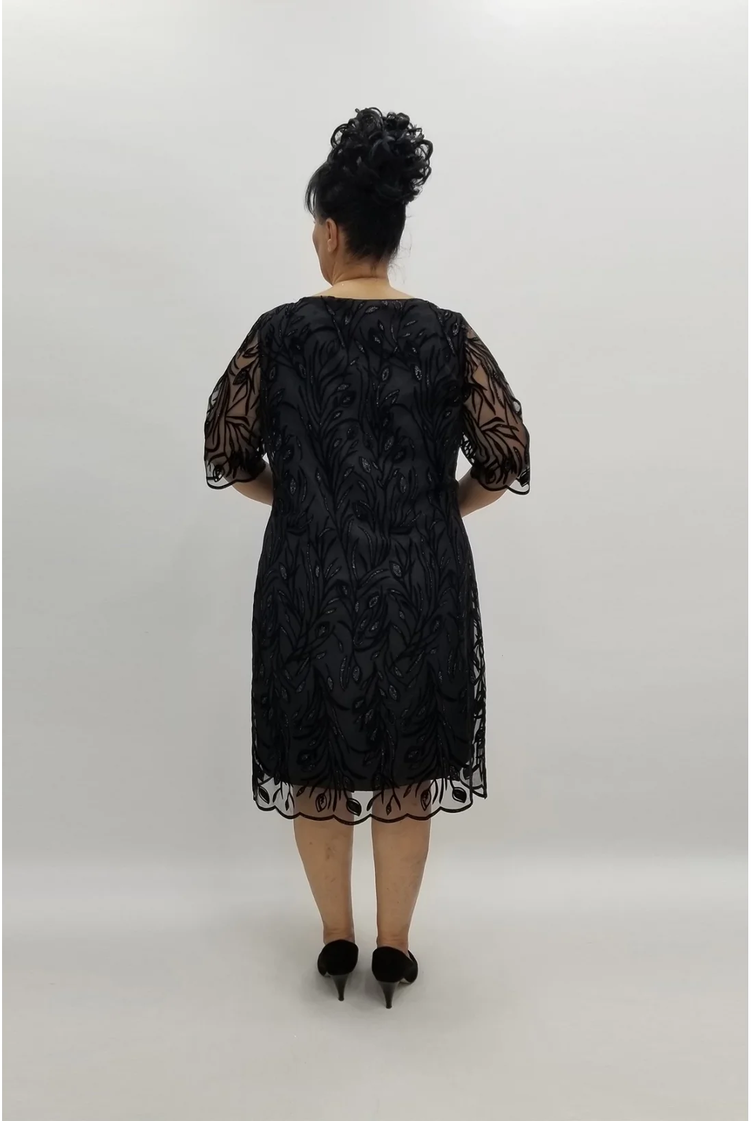 Miraggio Büyük Beden Abiye Elbise 97877 SİYAH