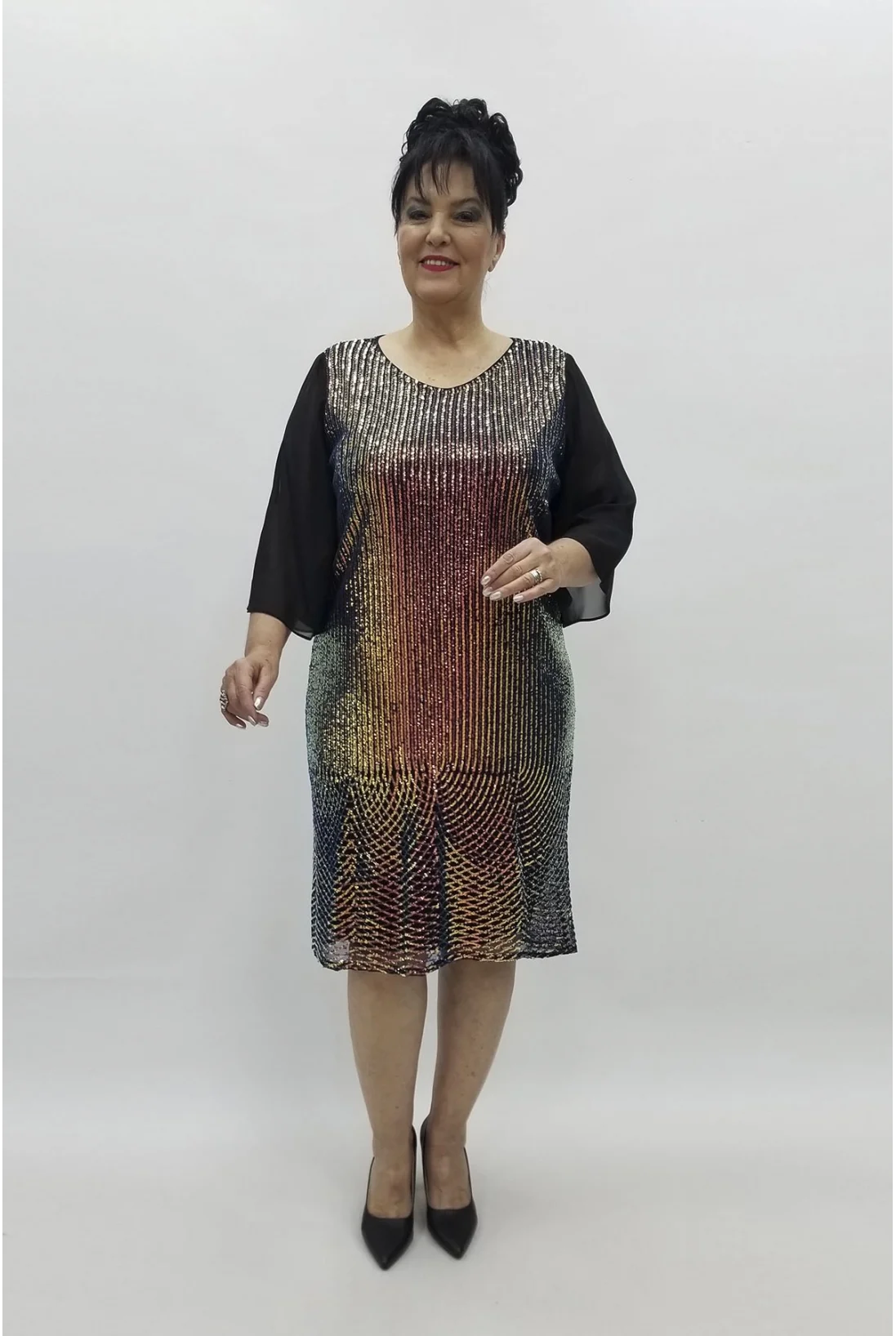 Miraggio Büyük Beden Abiye Elbise 98468 ORJİNAL