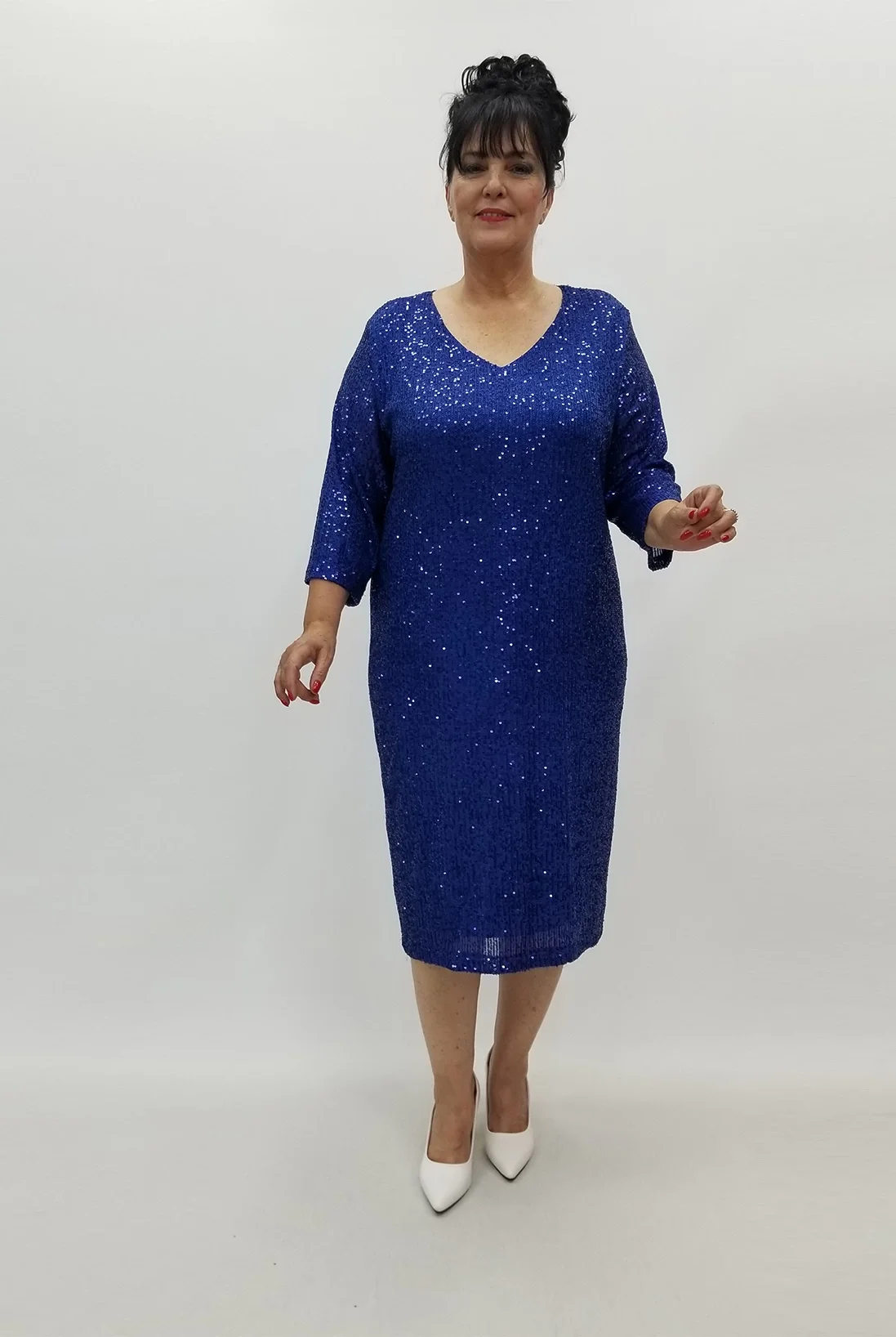 Miraggio Büyük Beden Abiye Elbise 99300 SAKS