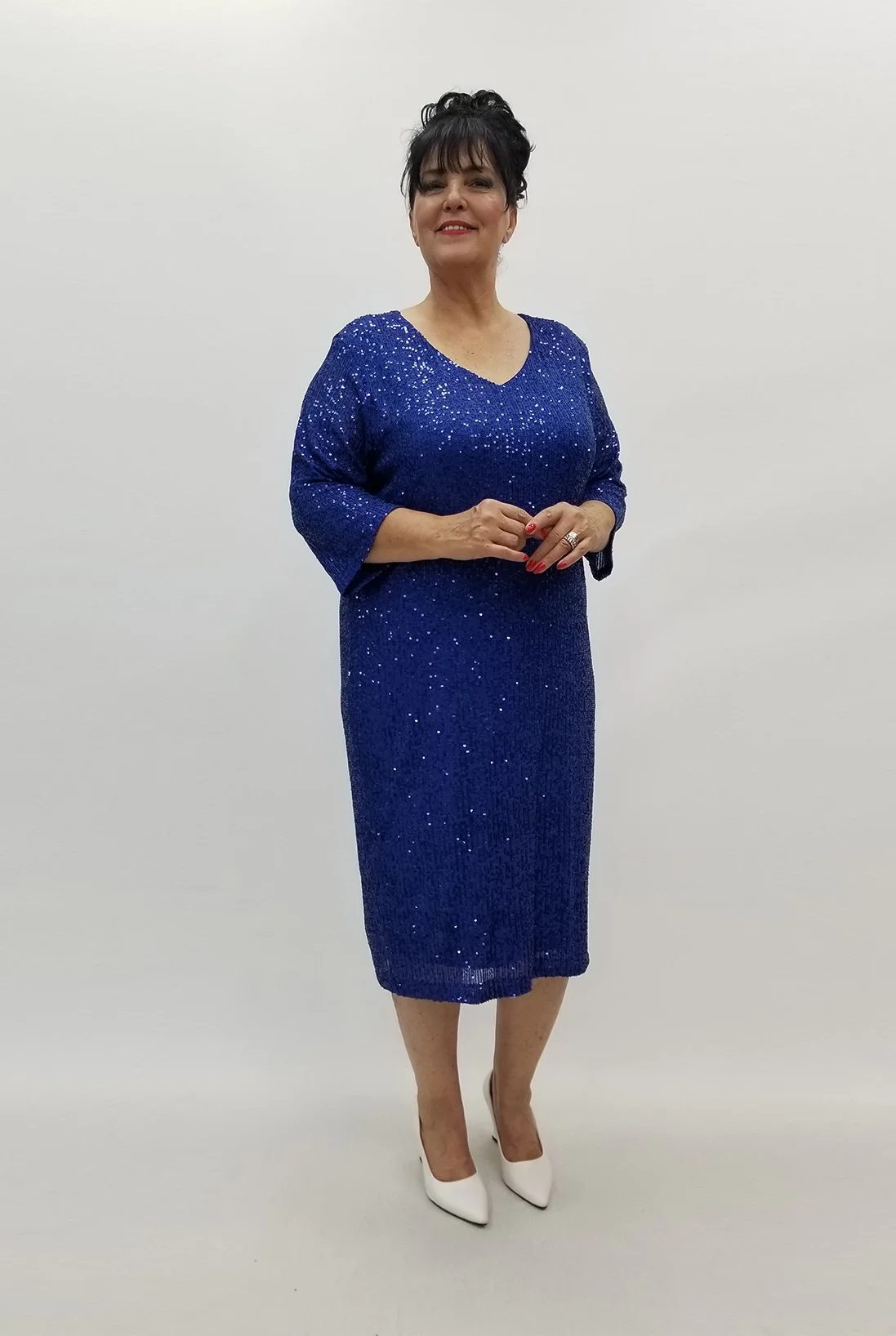 Miraggio Büyük Beden Abiye Elbise 99300 SAKS