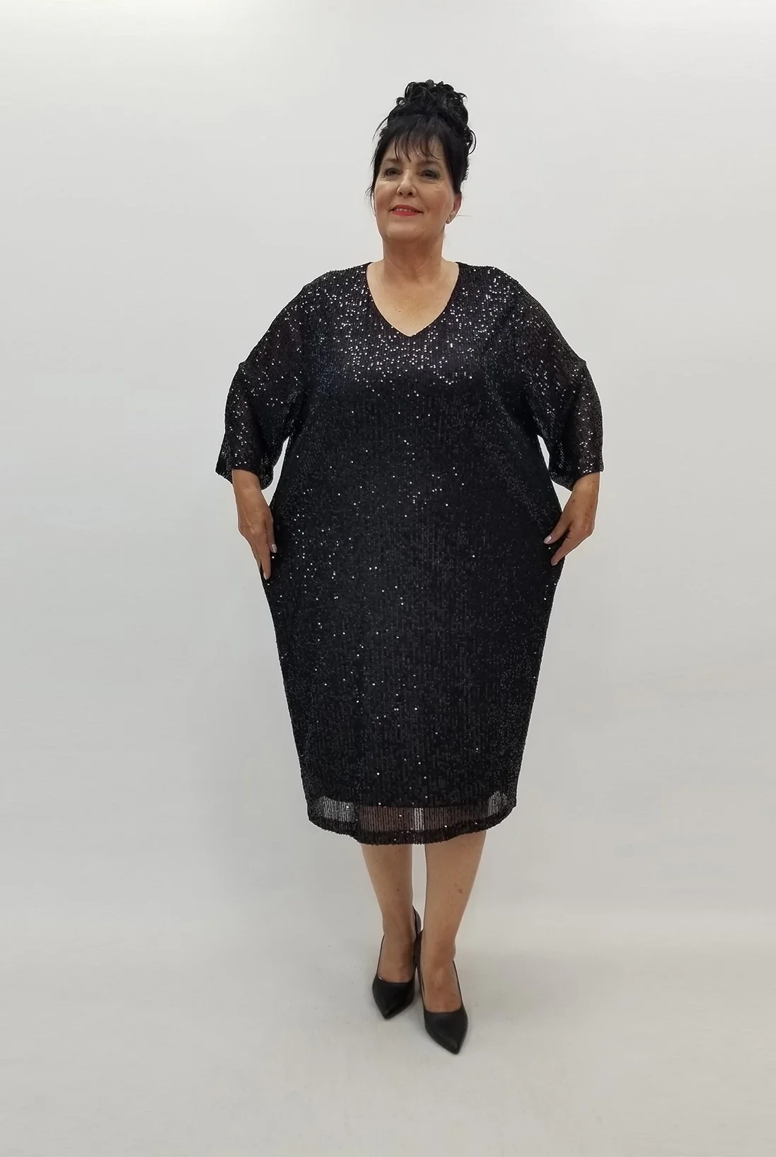 Miraggio Büyük Beden Abiye Elbise 99300 SİYAH