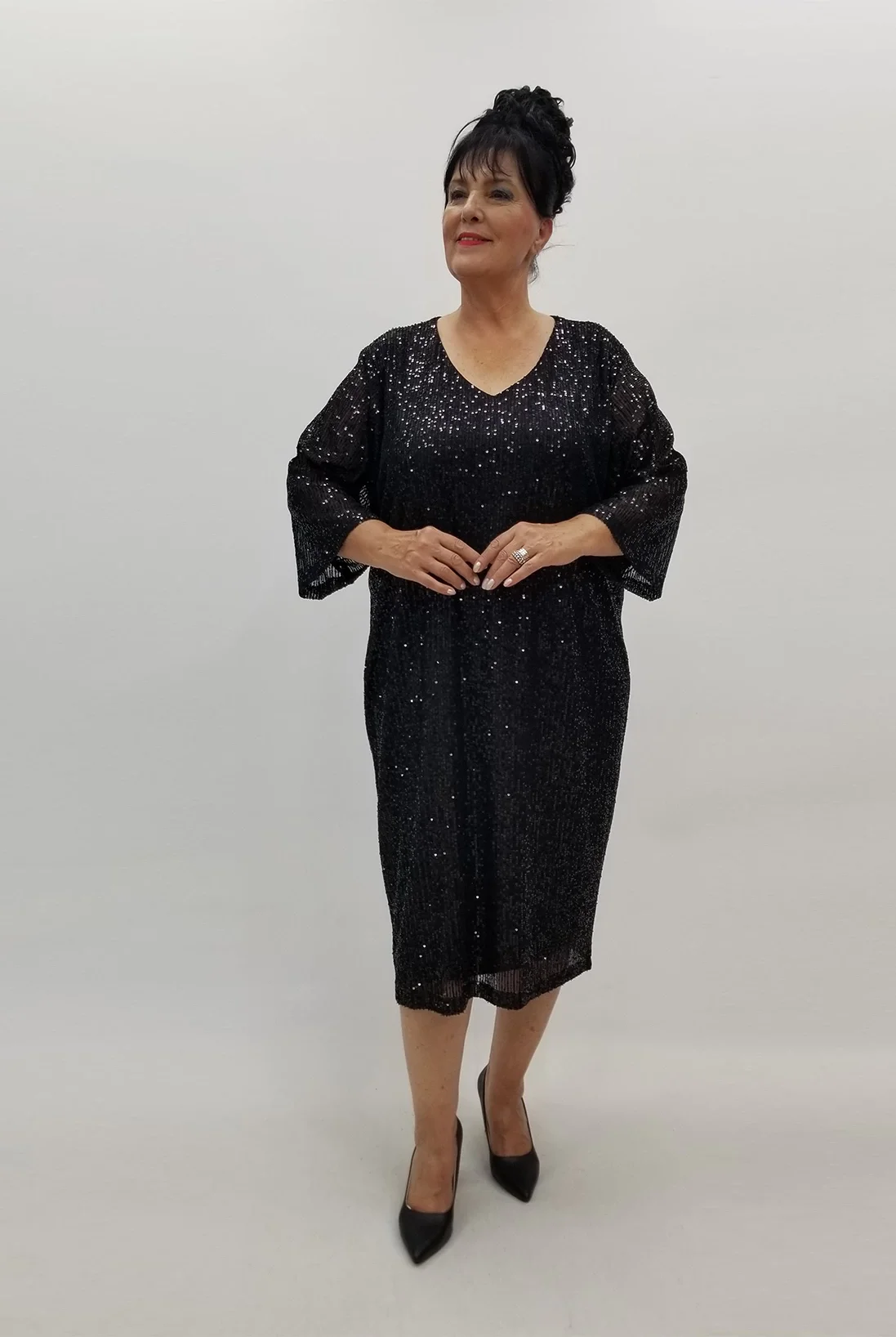 Miraggio Büyük Beden Abiye Elbise 99300 SİYAH