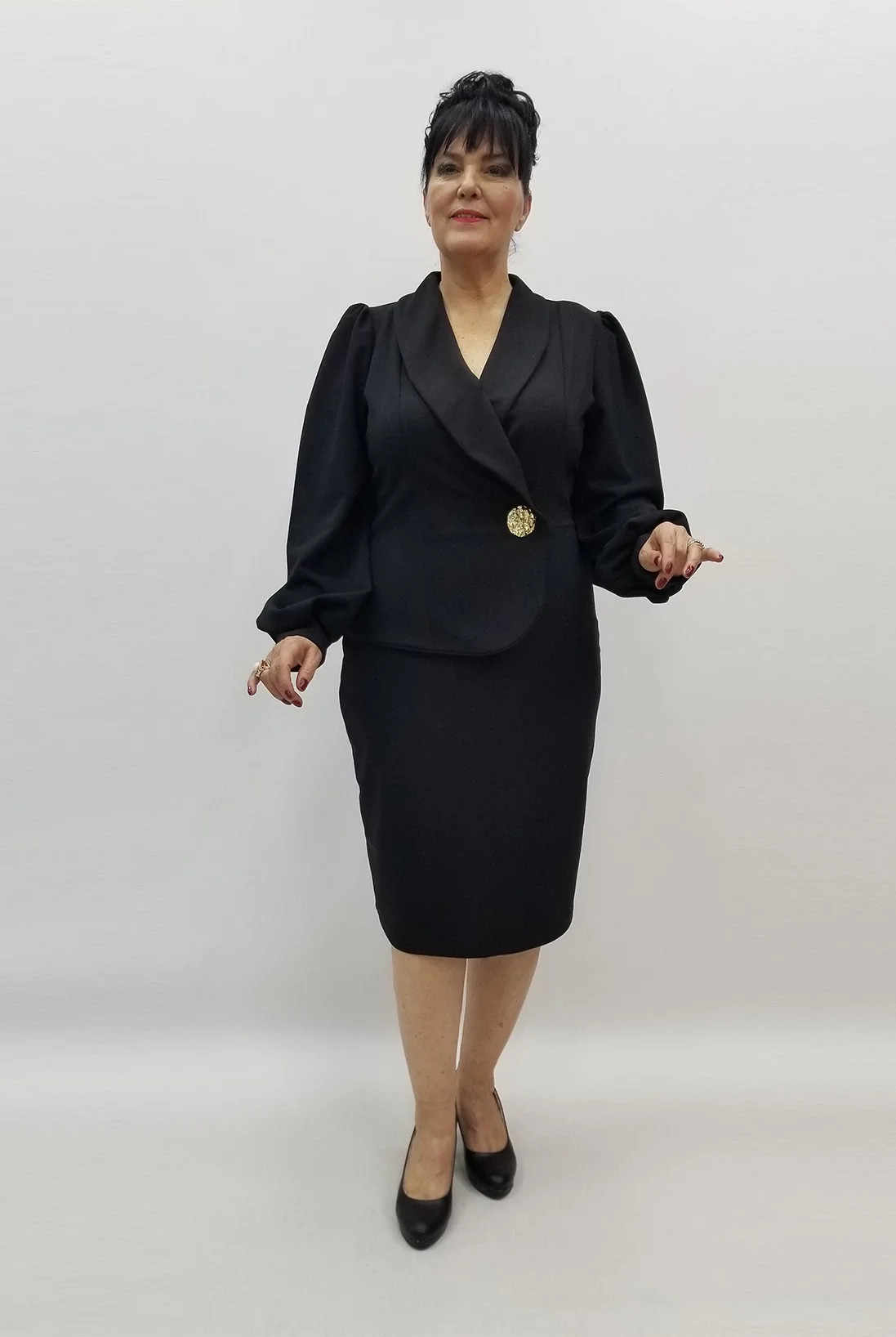 Miraggio Büyük Beden Abiye Elbise 99366 SİYAH