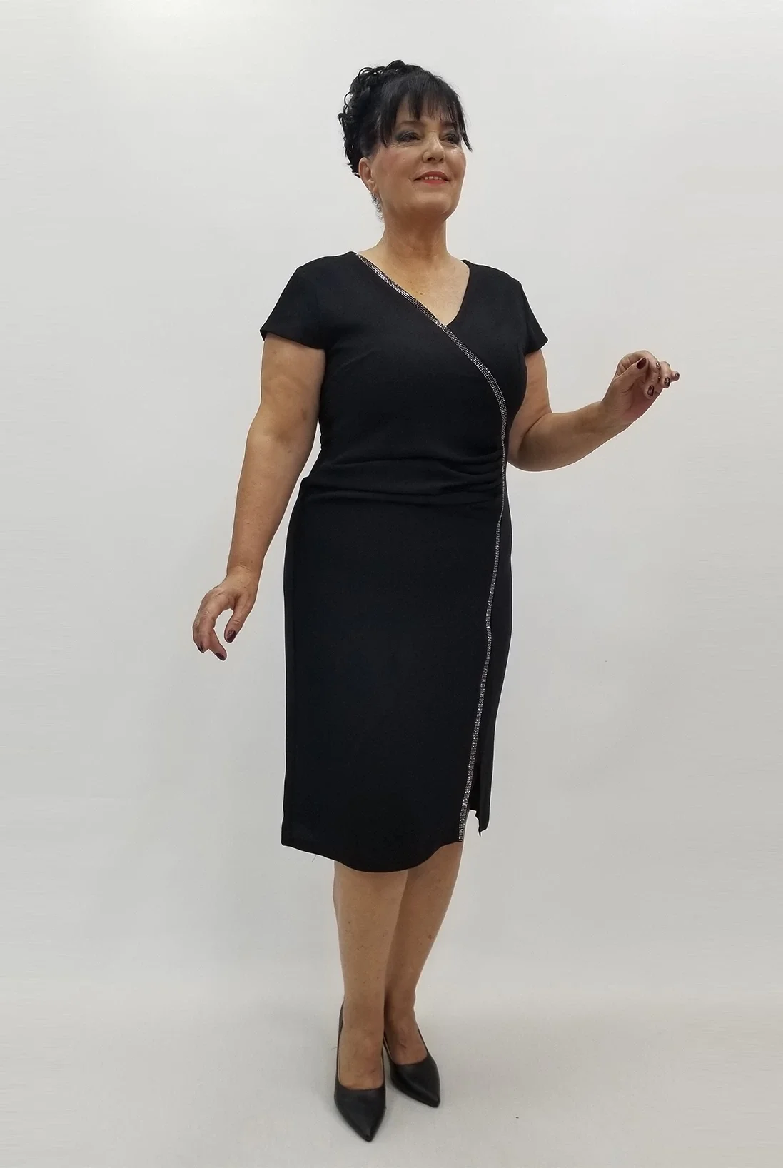 Miraggio Büyük Beden Abiye Elbise 99950 SİYAH