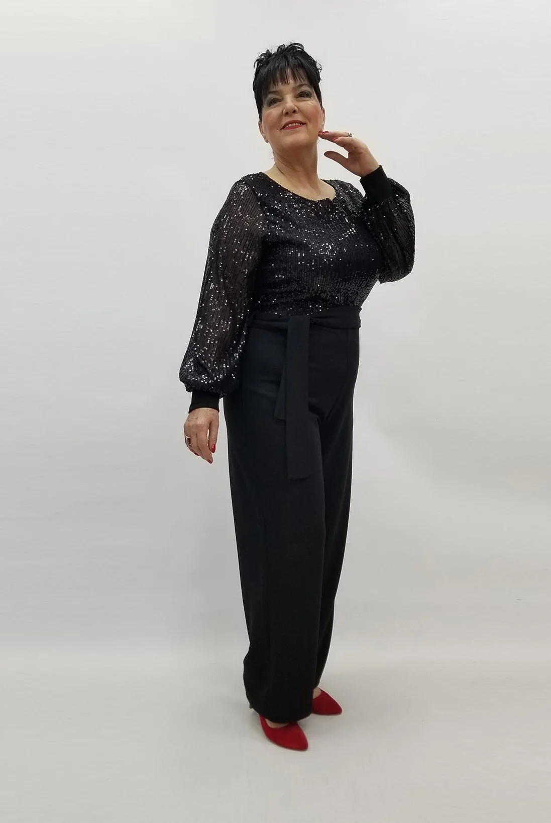 Miraggio Büyük Beden Abiye Tulum 99424 SİYAH