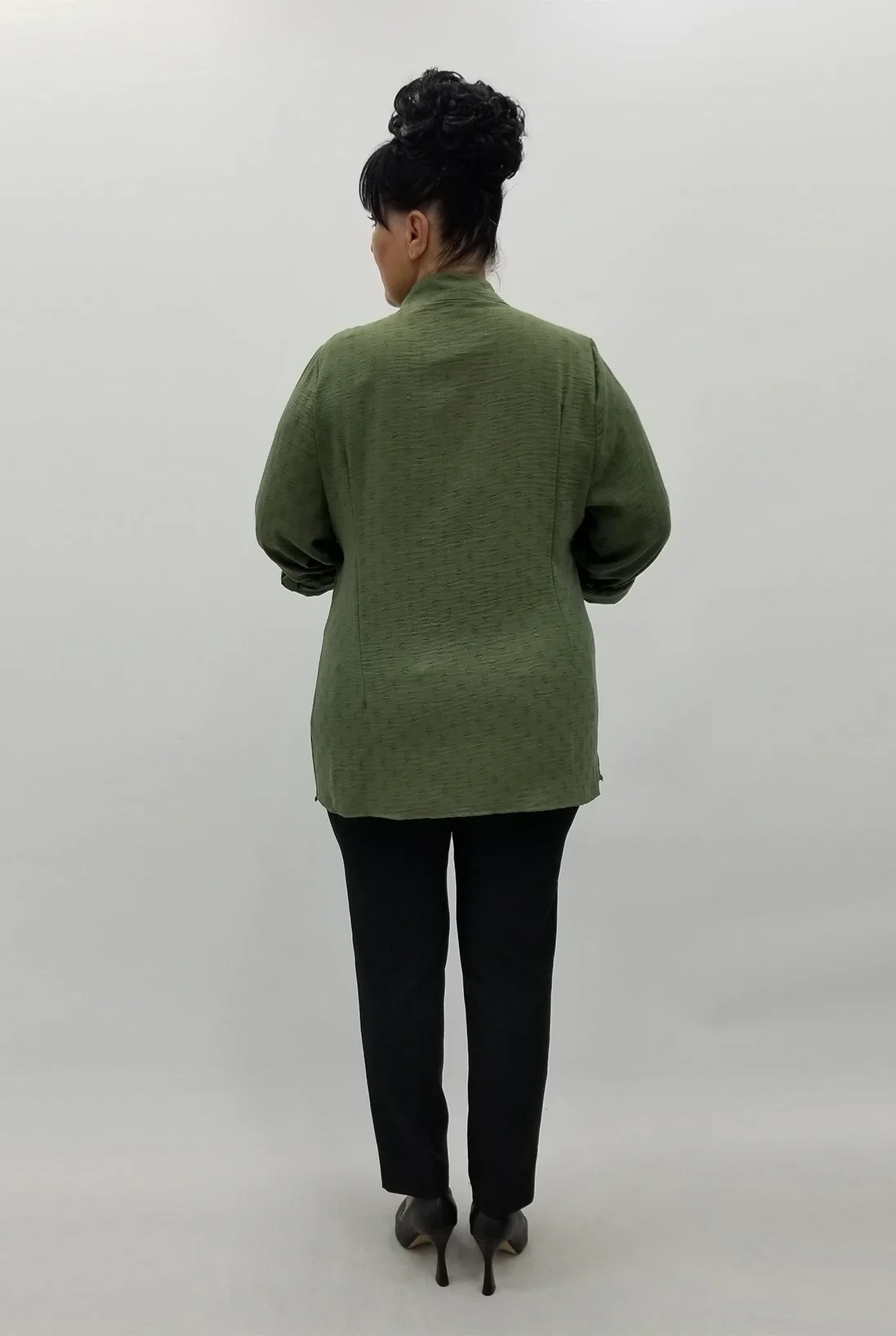 Miraggio Büyük Beden Bluz 4027 HAKİ