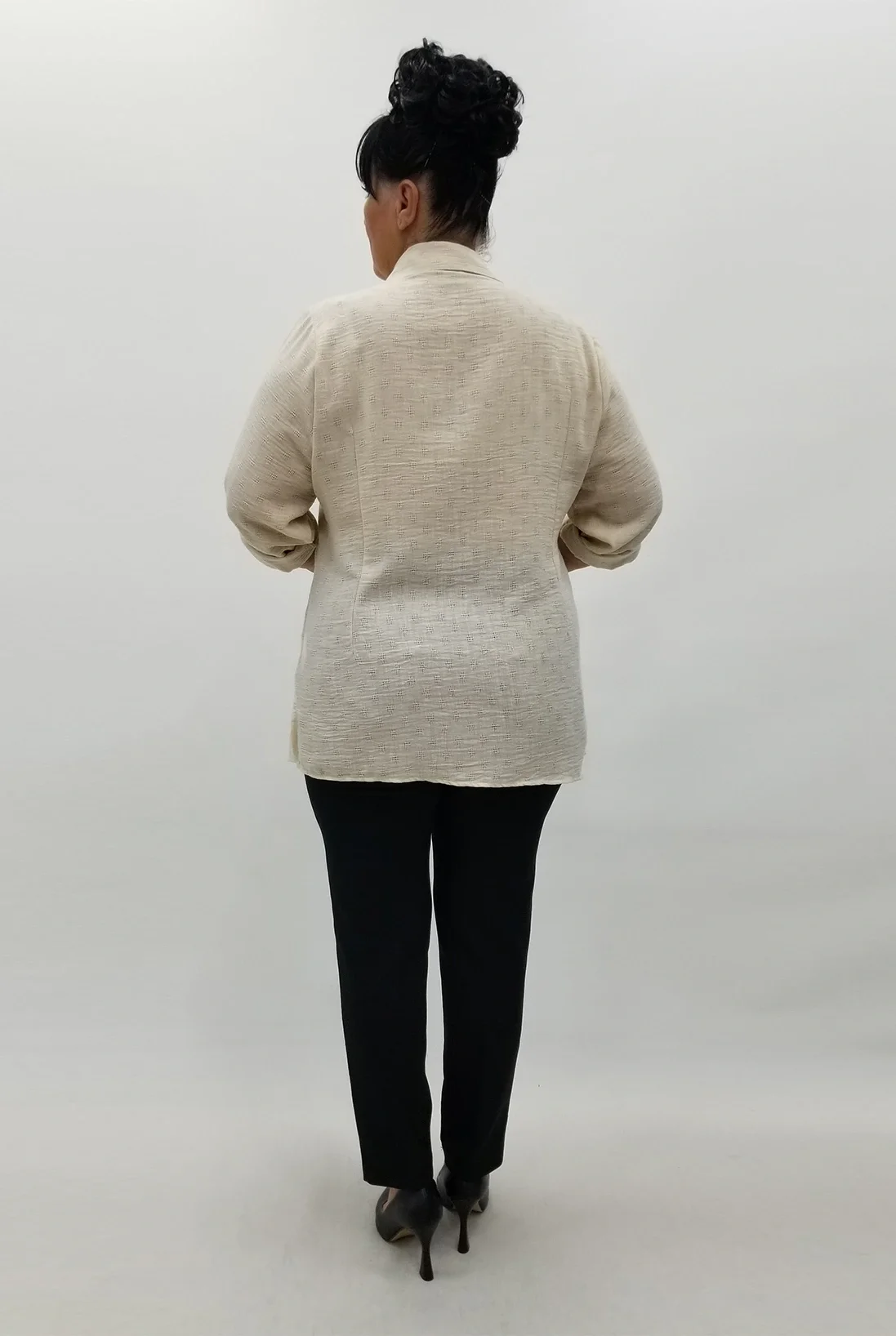 Miraggio Büyük Beden Bluz 4027 KREM