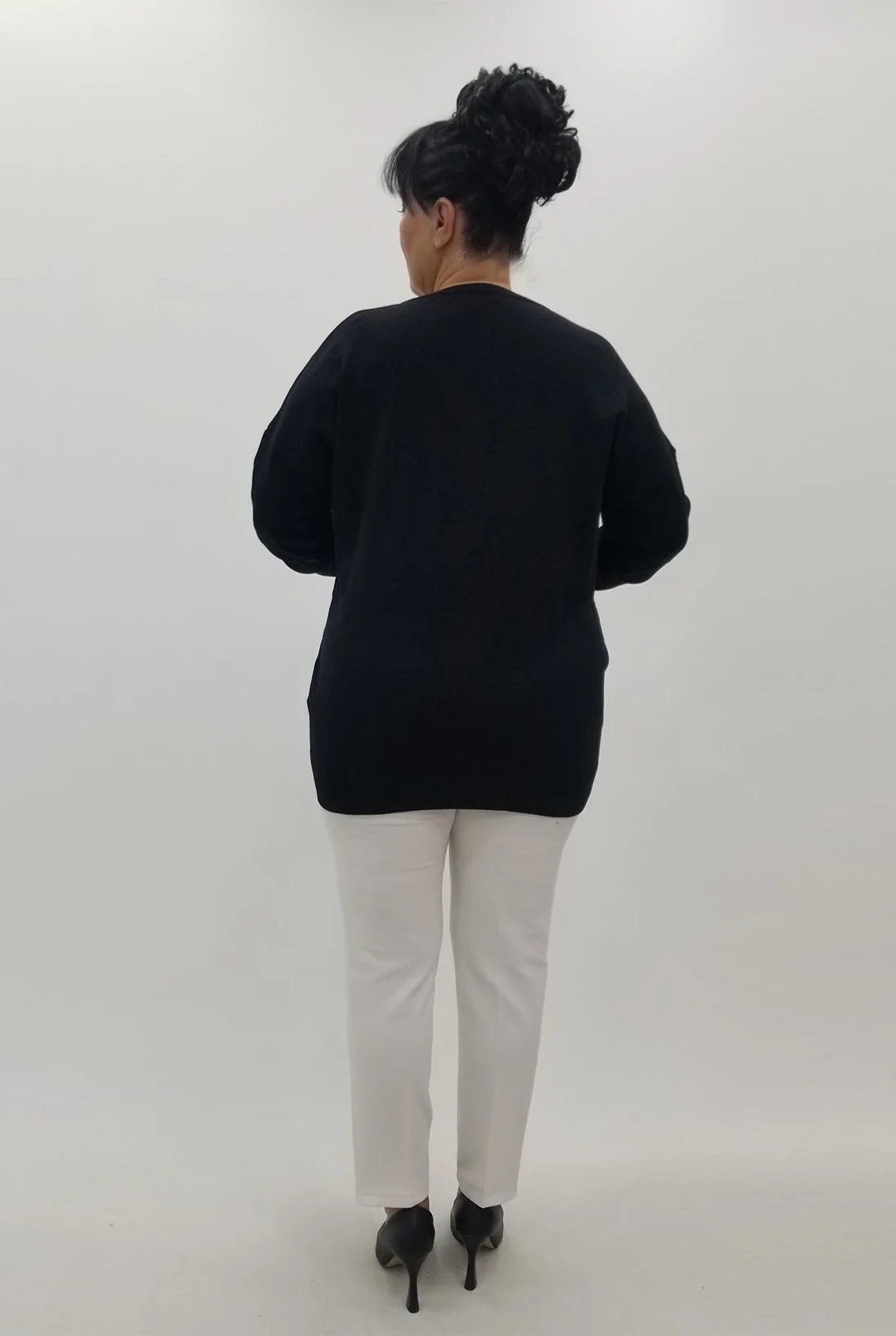 Miraggio Büyük Beden Bluz 4075 SİYAH