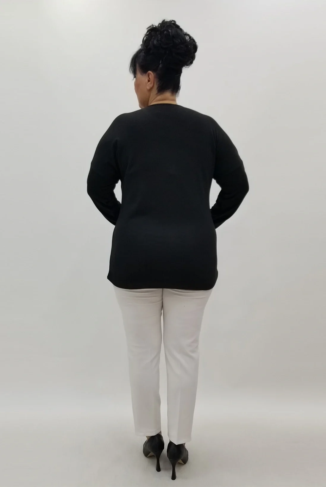 Miraggio Büyük Beden Bluz 4080 SİYAH