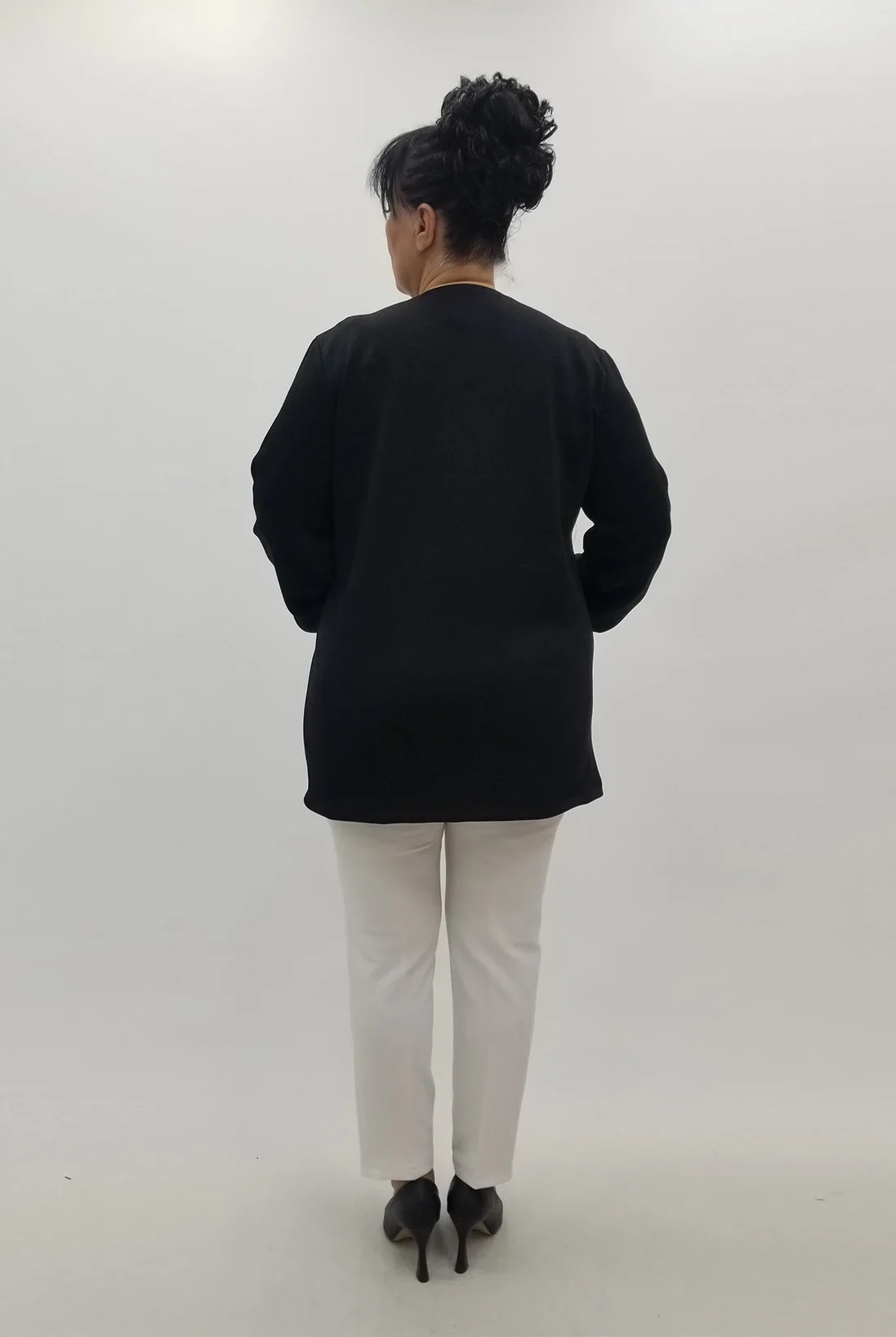 Miraggio Büyük Beden Bluz 4081 SİYAH