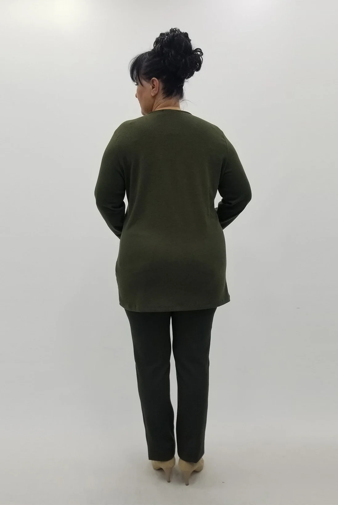 Miraggio Büyük Beden Bluz 4084 HAKİ