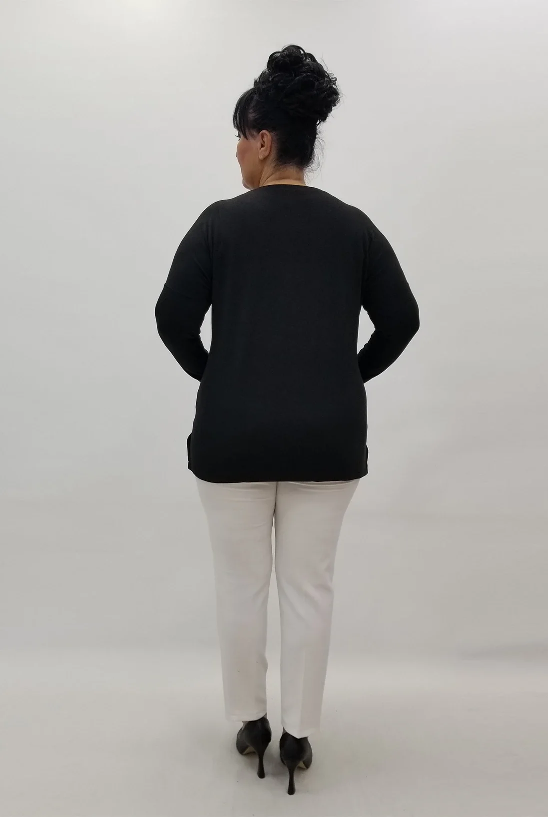 Miraggio Büyük Beden Bluz 4087 SİYAH