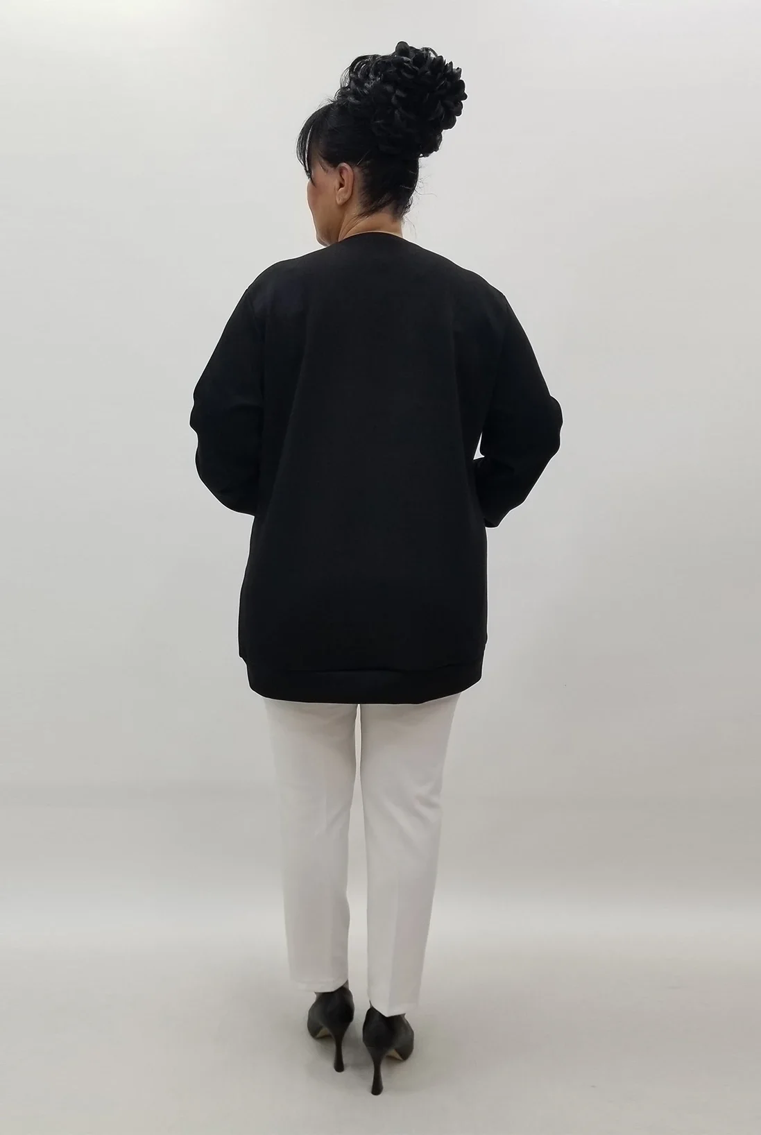 Miraggio Büyük Beden Bluz 4167 SİYAH