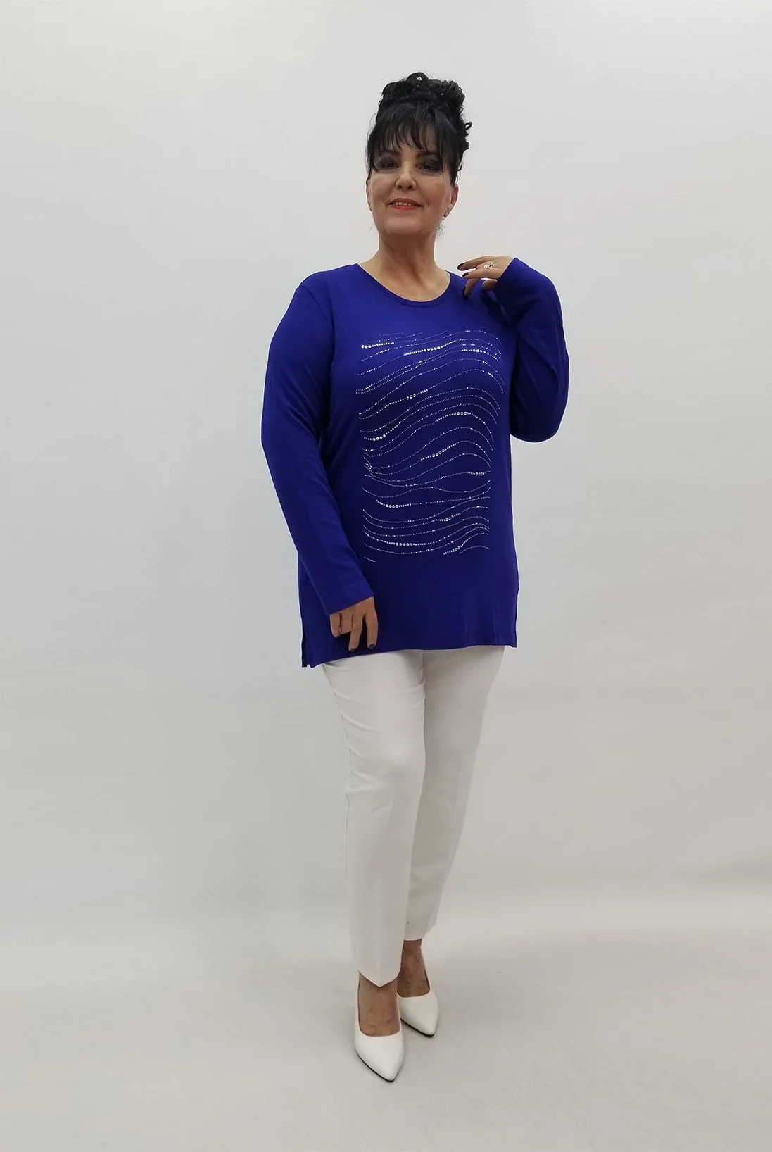 Miraggio Büyük Beden Bluz 4182 SAKS