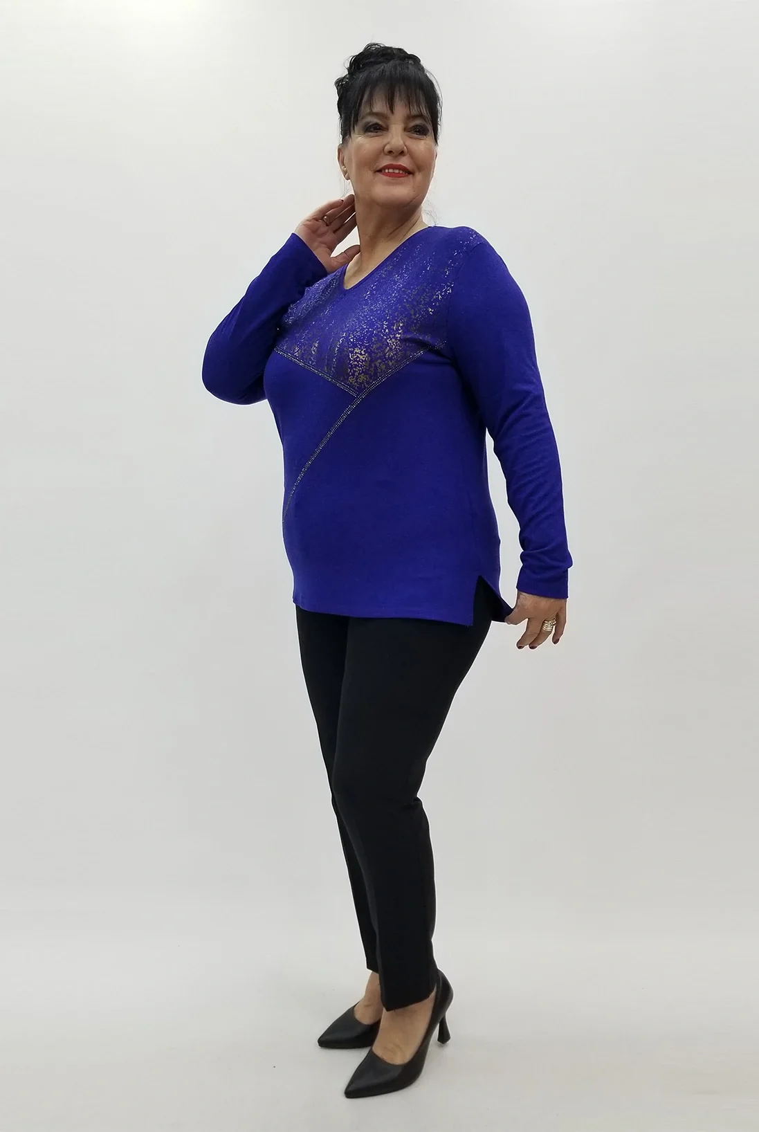 Miraggio Büyük Beden Bluz 4223 SAKS