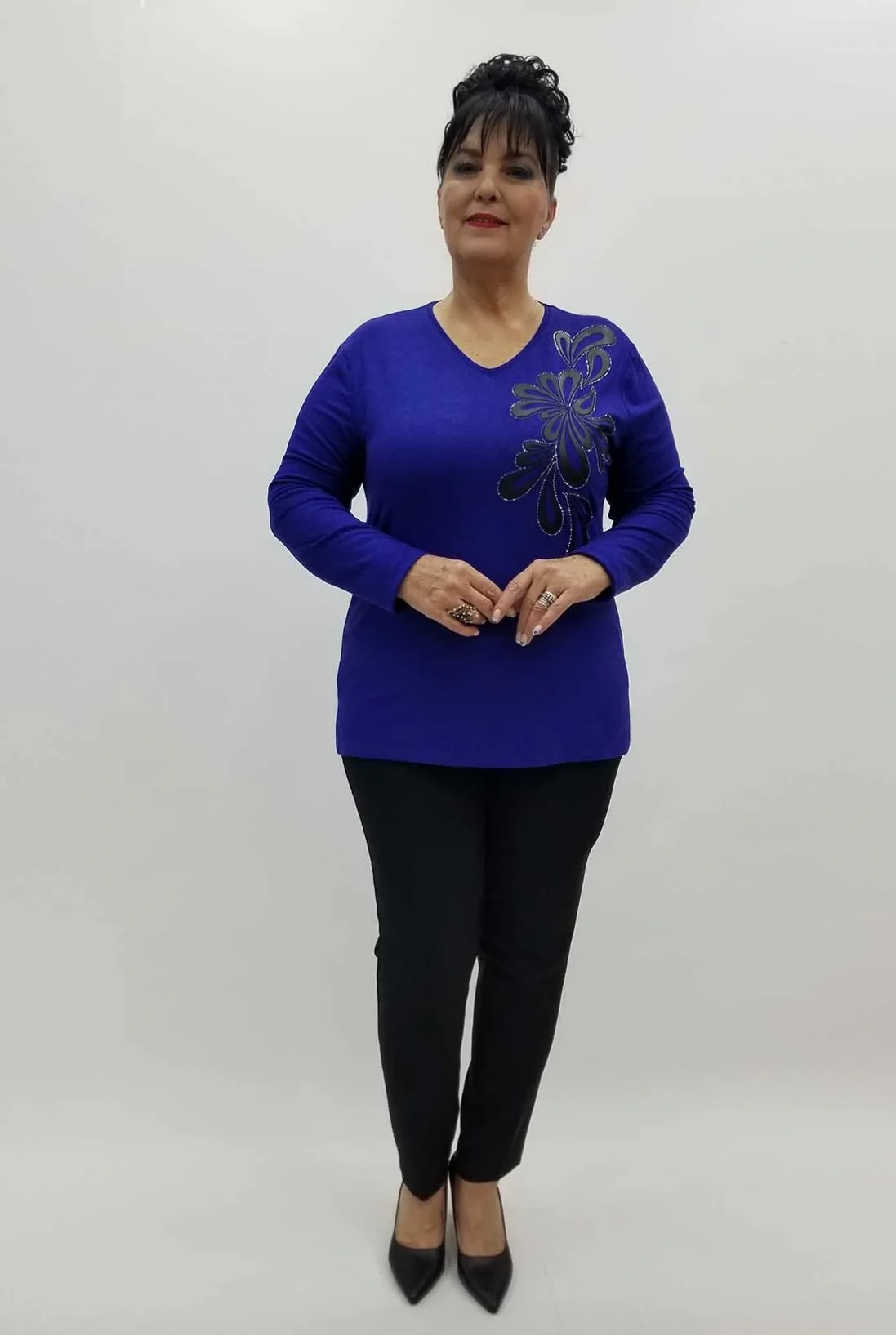 Miraggio Büyük Beden Bluz 4225 SAKS