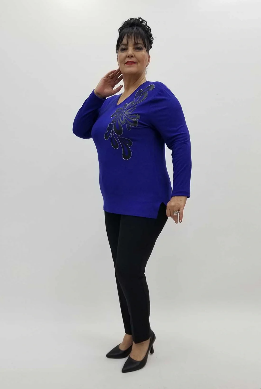Miraggio Büyük Beden Bluz 4225 SAKS