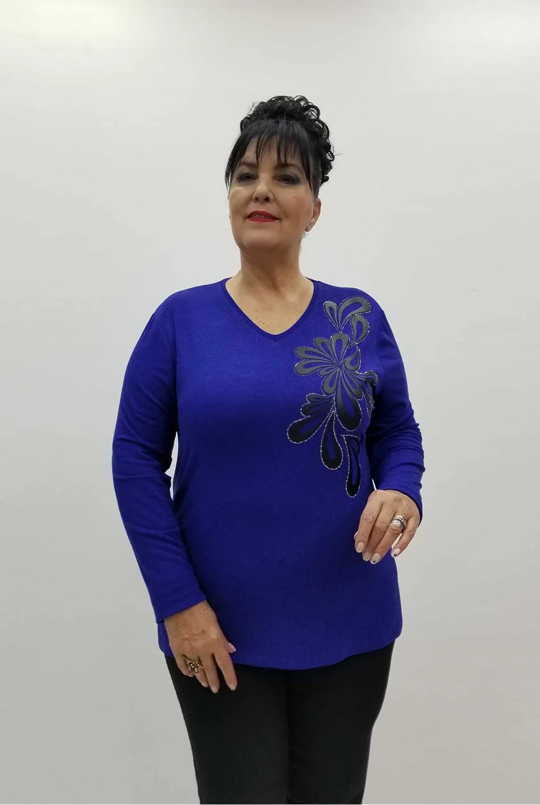 Miraggio Büyük Beden Bluz 4225 SAKS