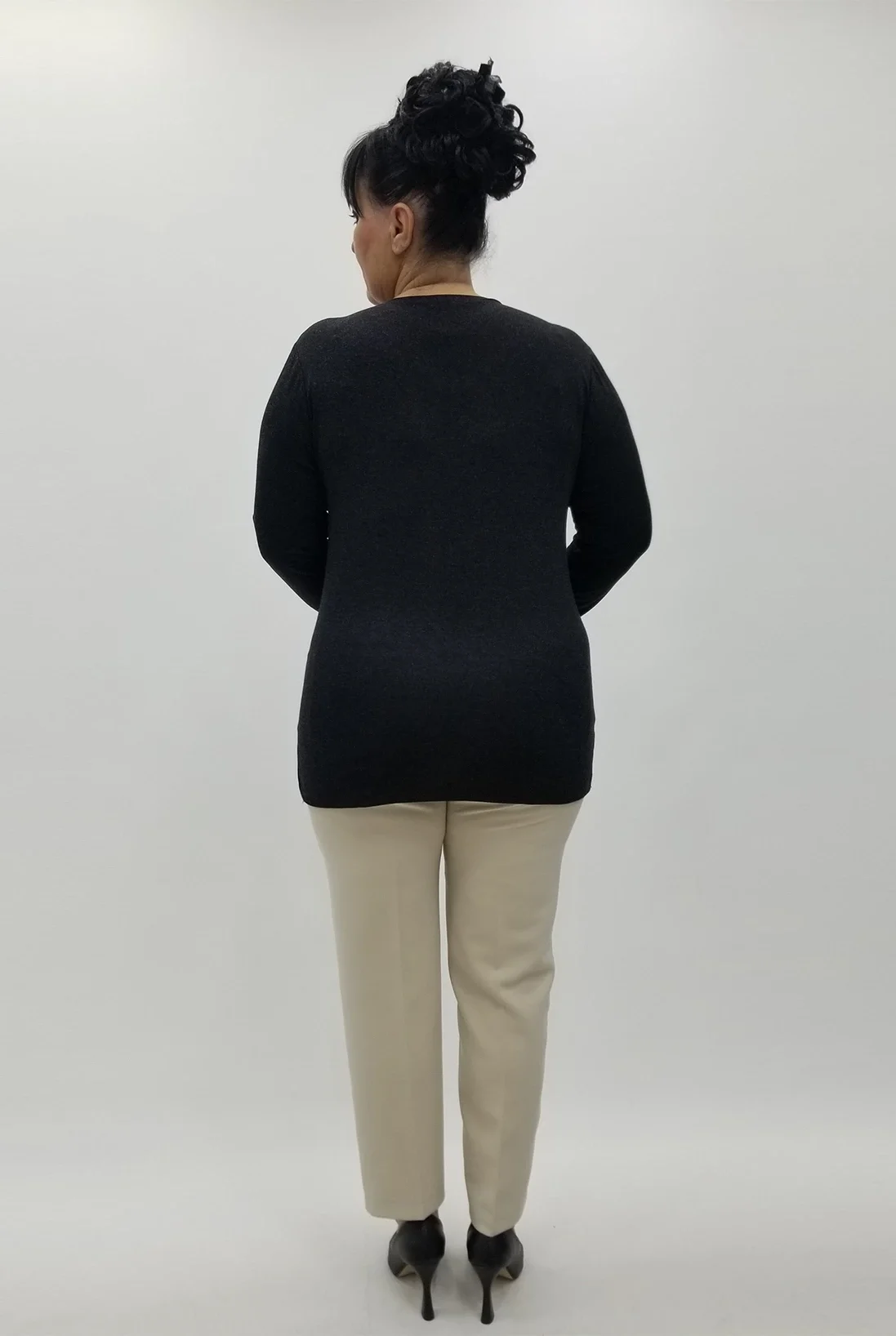 Miraggio Büyük Beden Bluz 4226 SİYAH