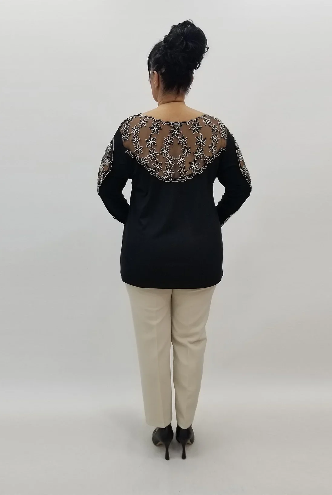 Miraggio Büyük Beden Bluz 4239 SİYAH