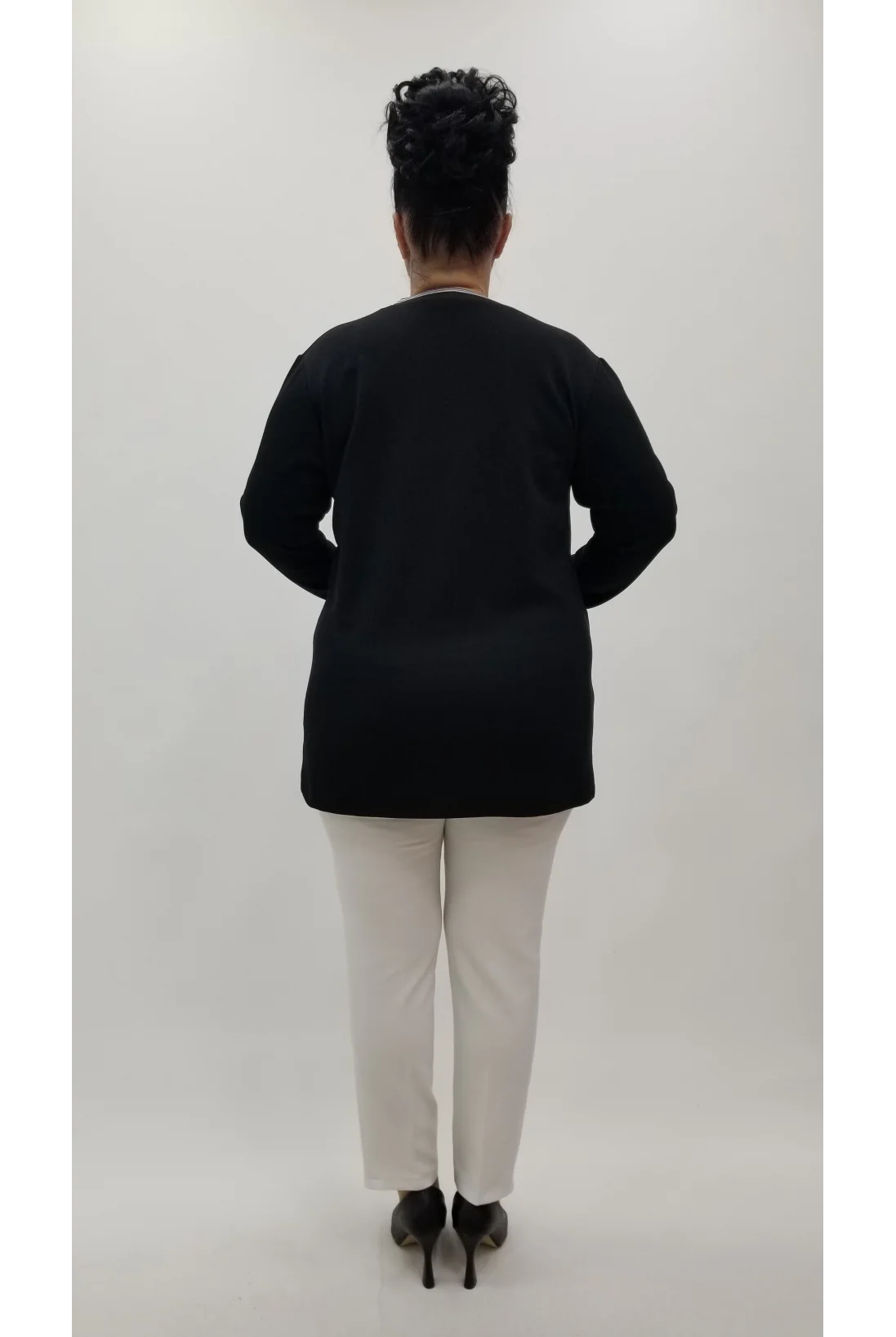 Miraggio Büyük Beden Bluz 4252 SİYAH