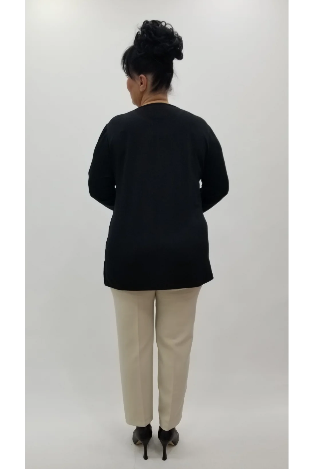 Miraggio Büyük Beden Bluz 4277 SİYAH