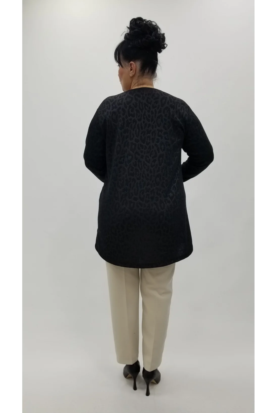 Miraggio Büyük Beden Bluz 4307 SİYAH