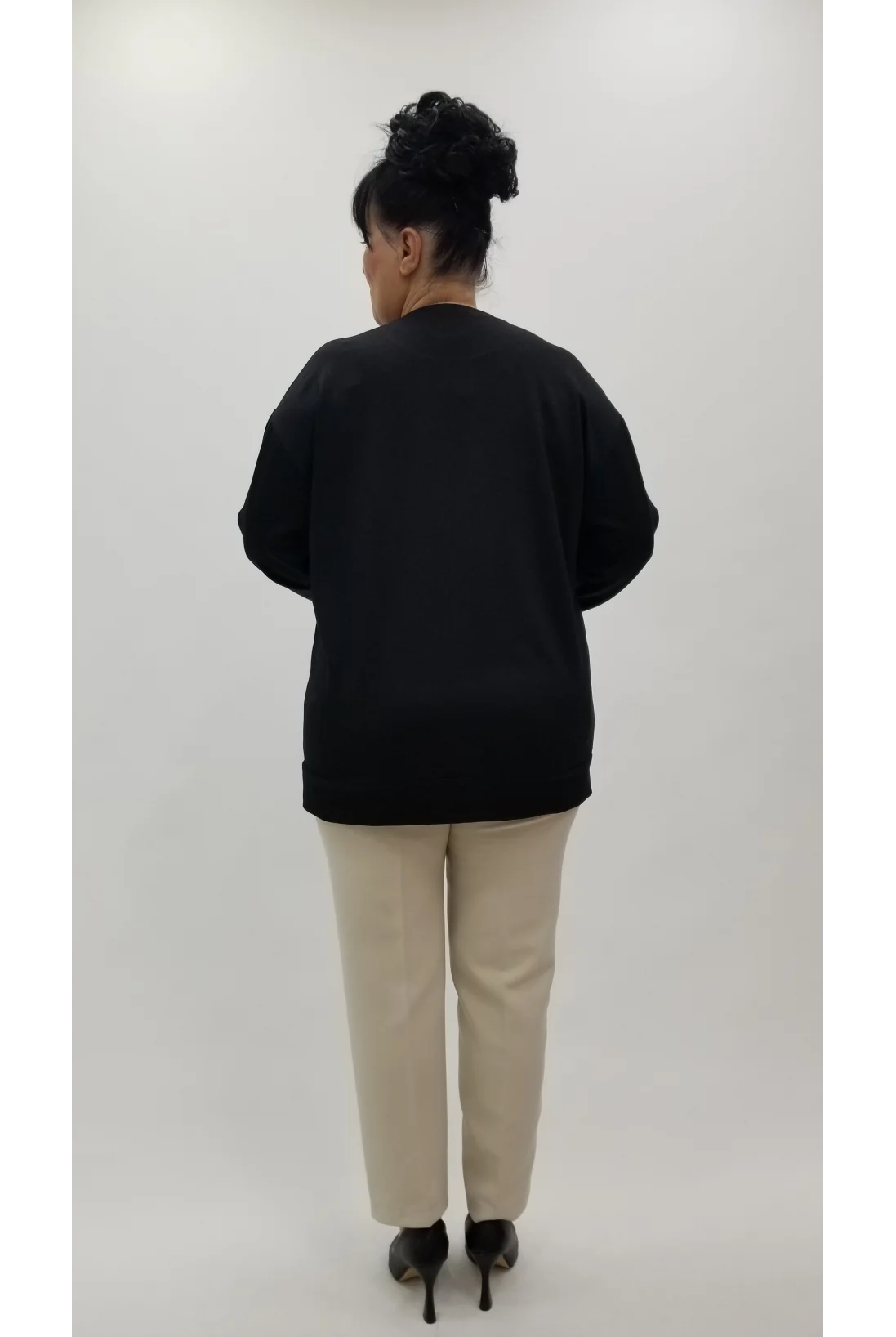 Miraggio Büyük Beden Bluz 4330 SİYAH