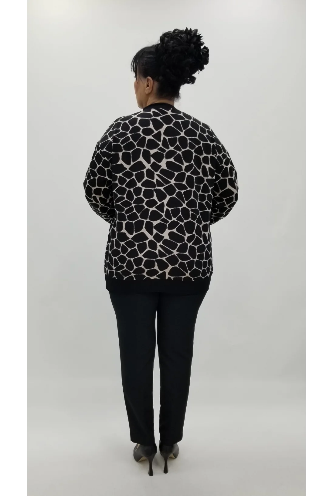 Miraggio Büyük Beden Bluz 4332 SİYAH