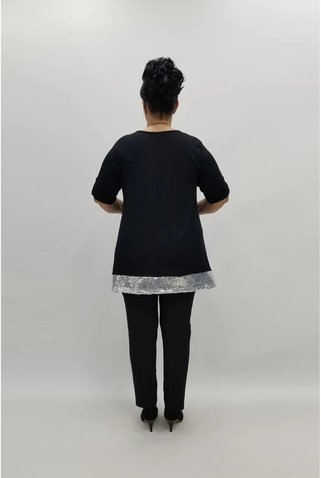 Miraggio Büyük Beden Bluz 97762 GÜMÜŞ