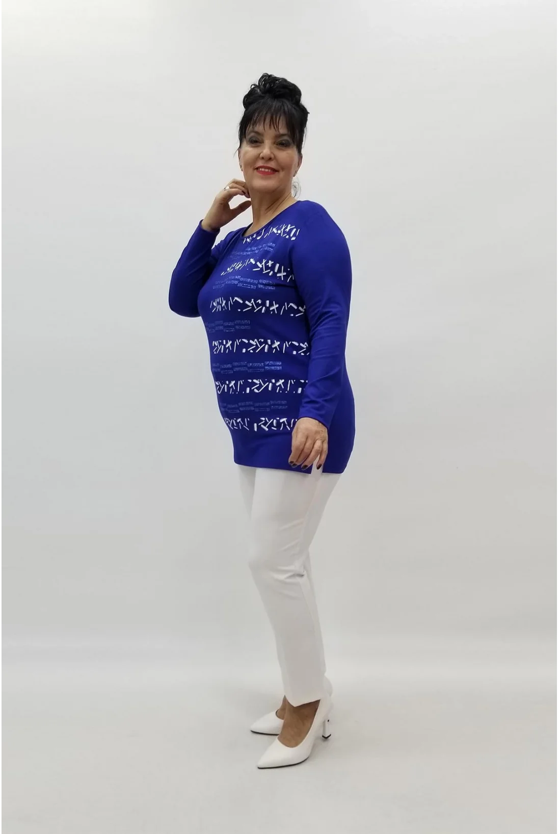 Miraggio Büyük Beden Bluz 98222 SAKS