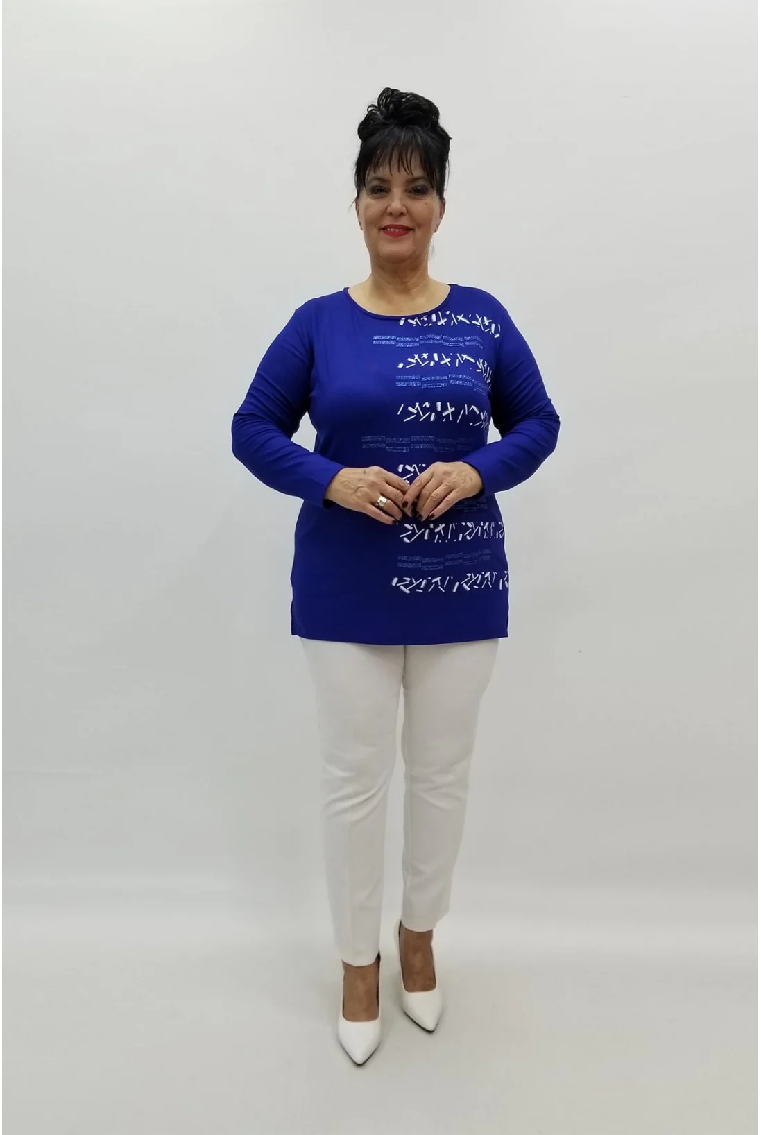 Miraggio Büyük Beden Bluz 98222 SAKS