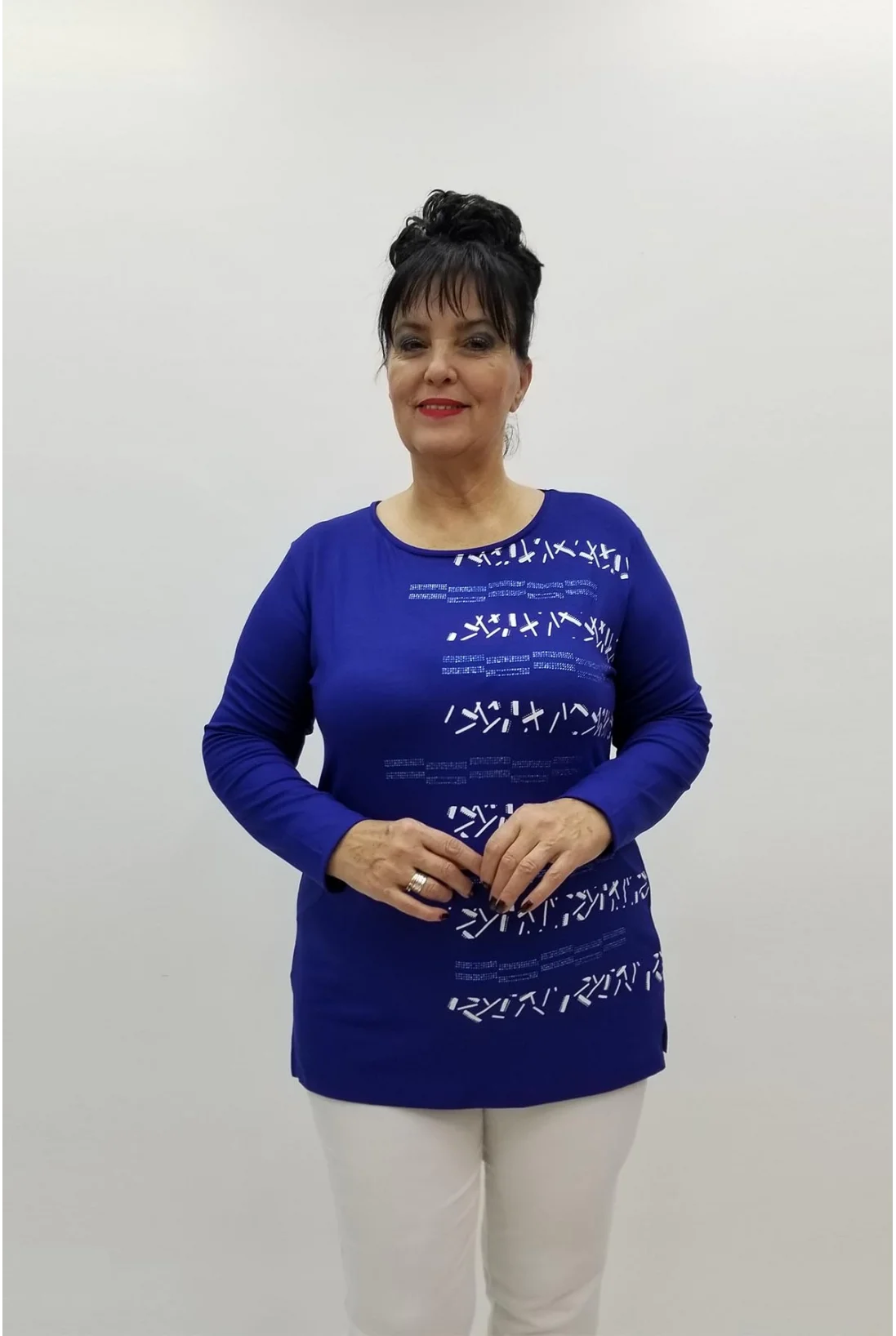 Miraggio Büyük Beden Bluz 98222 SAKS