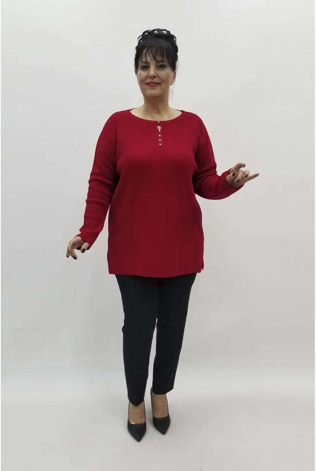 Miraggio Büyük Beden Bluz 98264