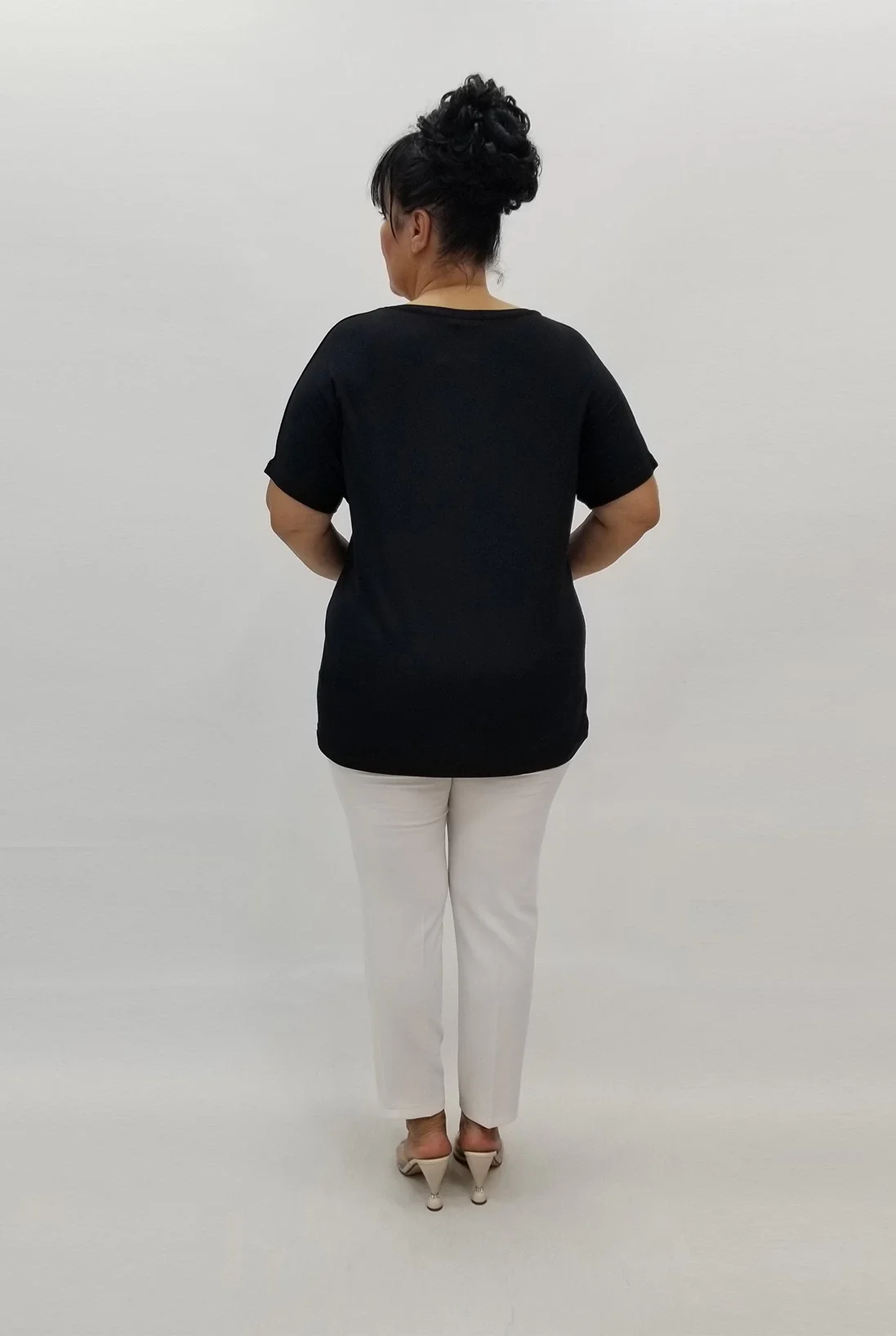 Miraggio Büyük Beden Bluz 98605 SİYAH