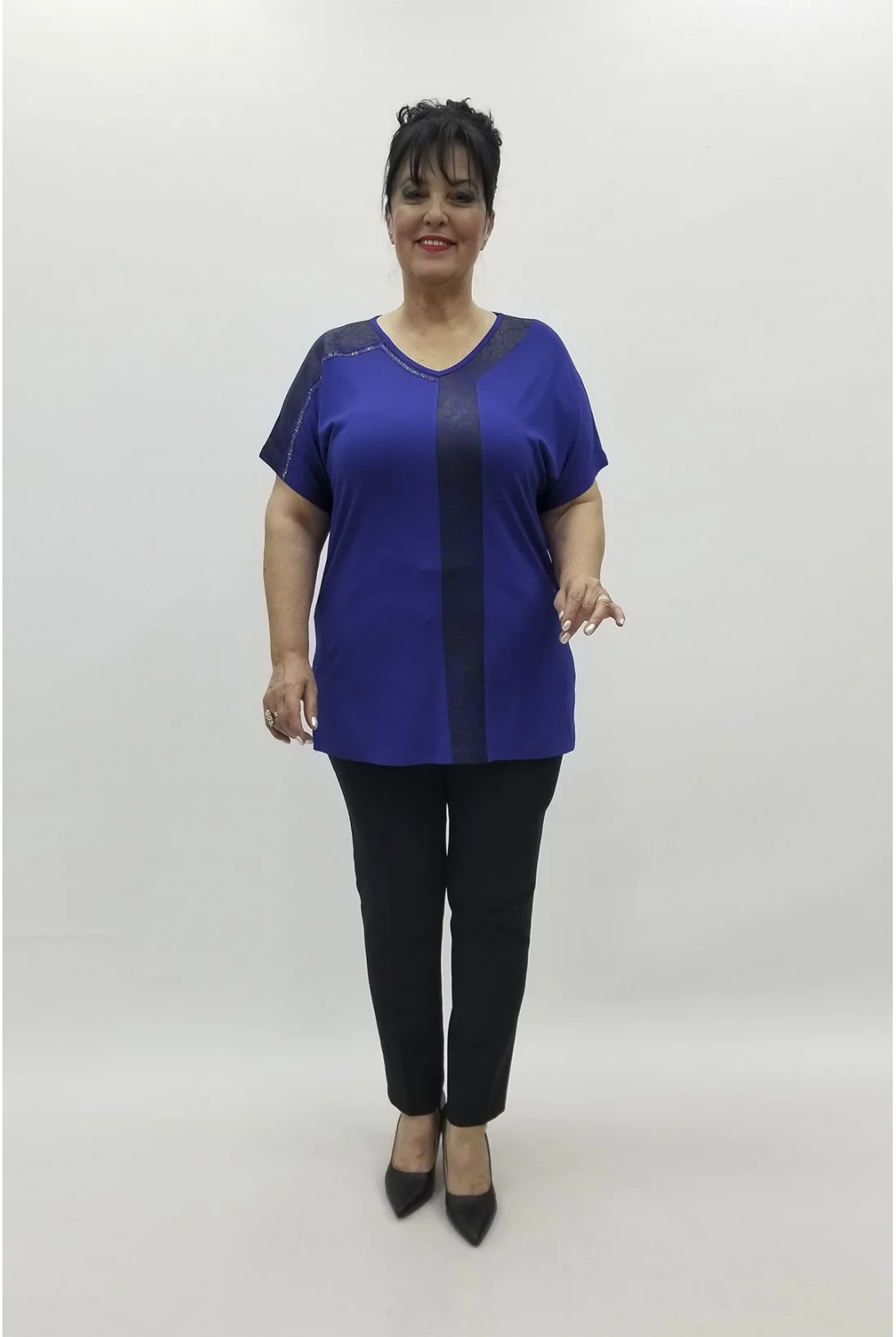 Miraggio Büyük Beden Bluz 98729 SAKS