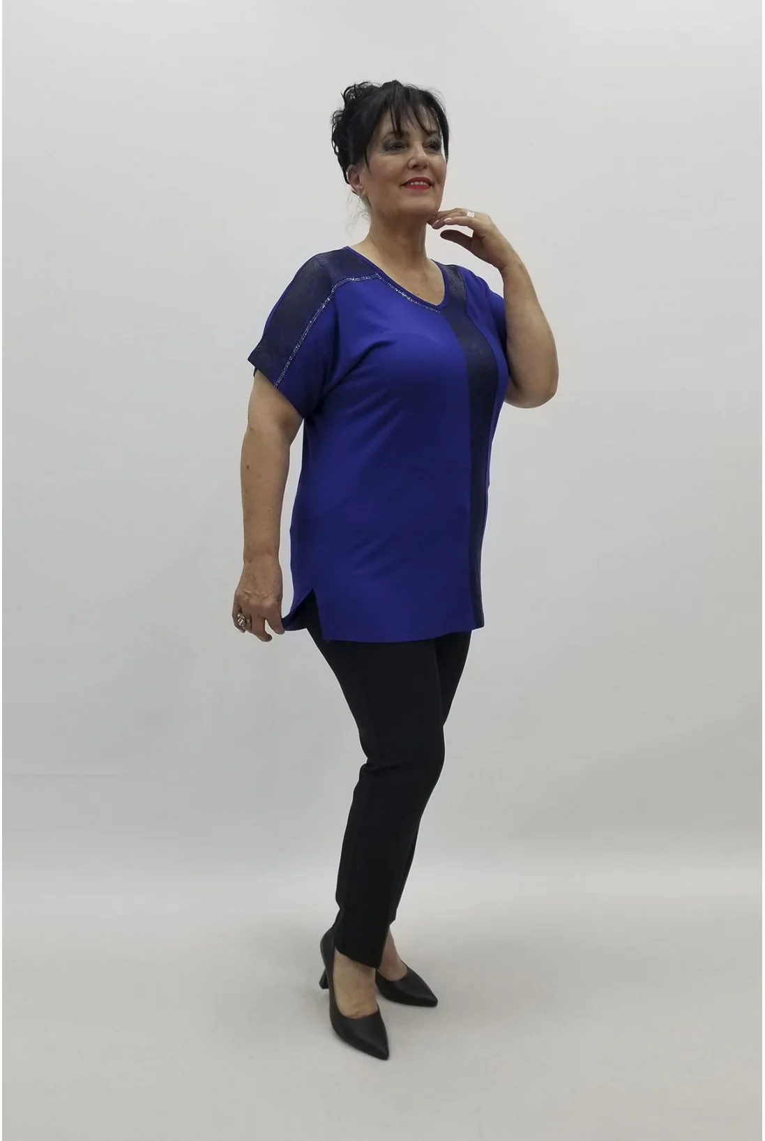 Miraggio Büyük Beden Bluz 98729 SAKS