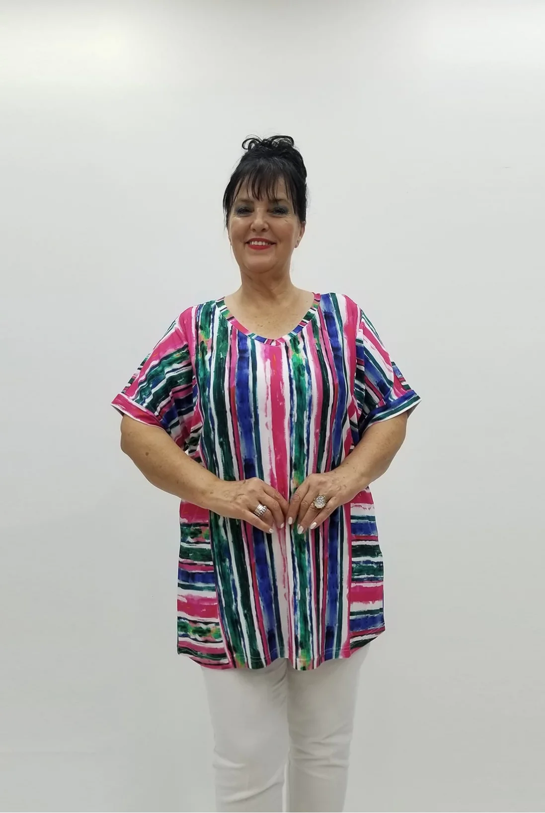 Miraggio Büyük Beden Bluz 98830 FUŞYA