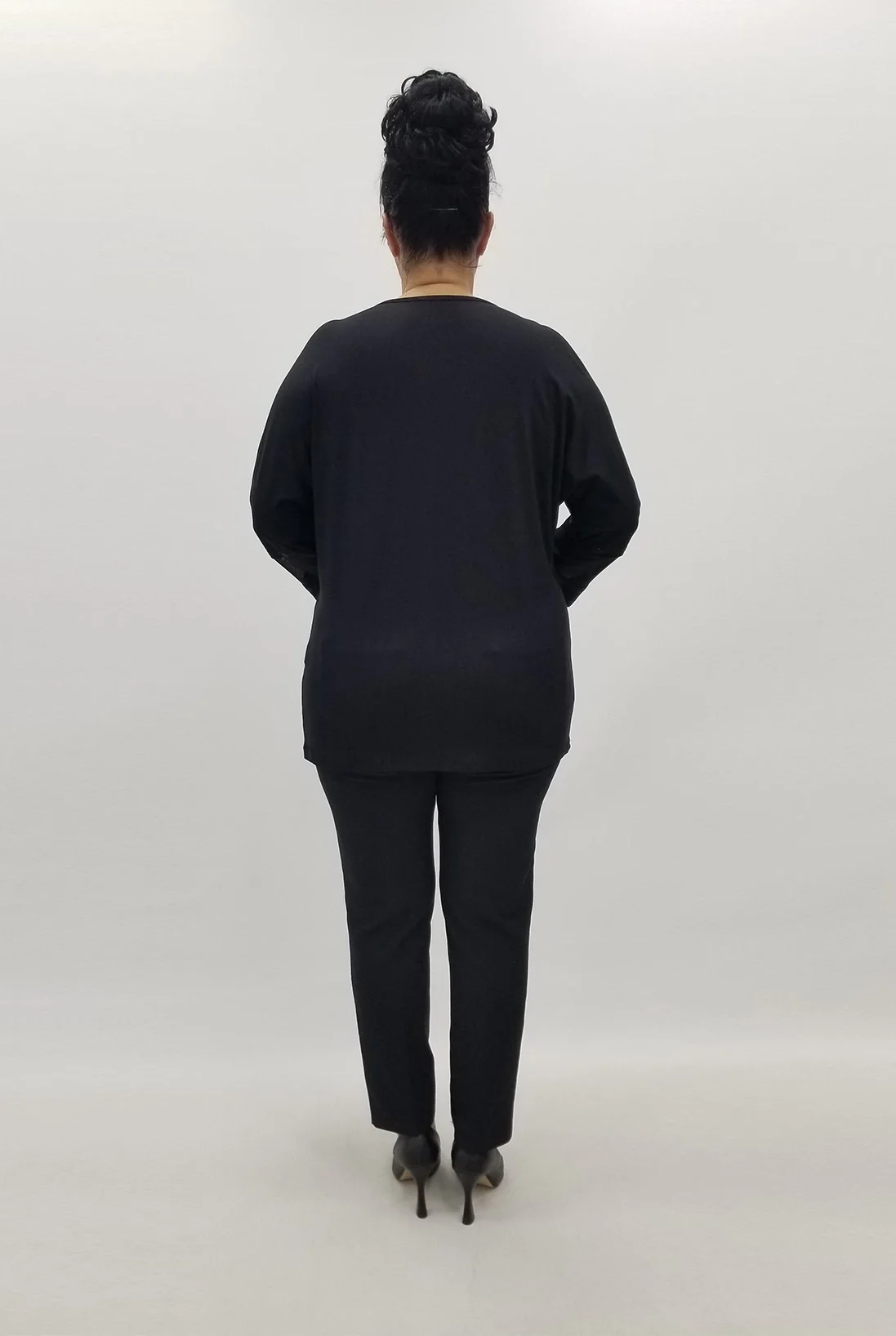 Miraggio Büyük Beden Bluz 98916 SİYAH