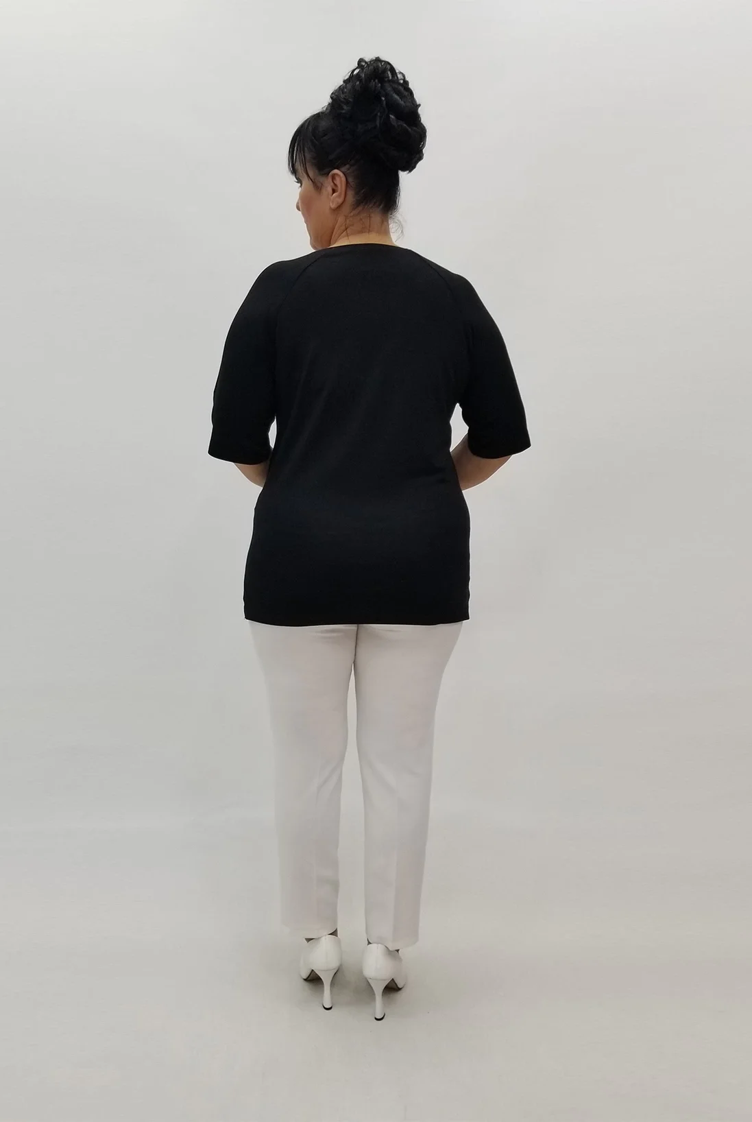 Miraggio Büyük Beden Bluz 98949 SİYAH