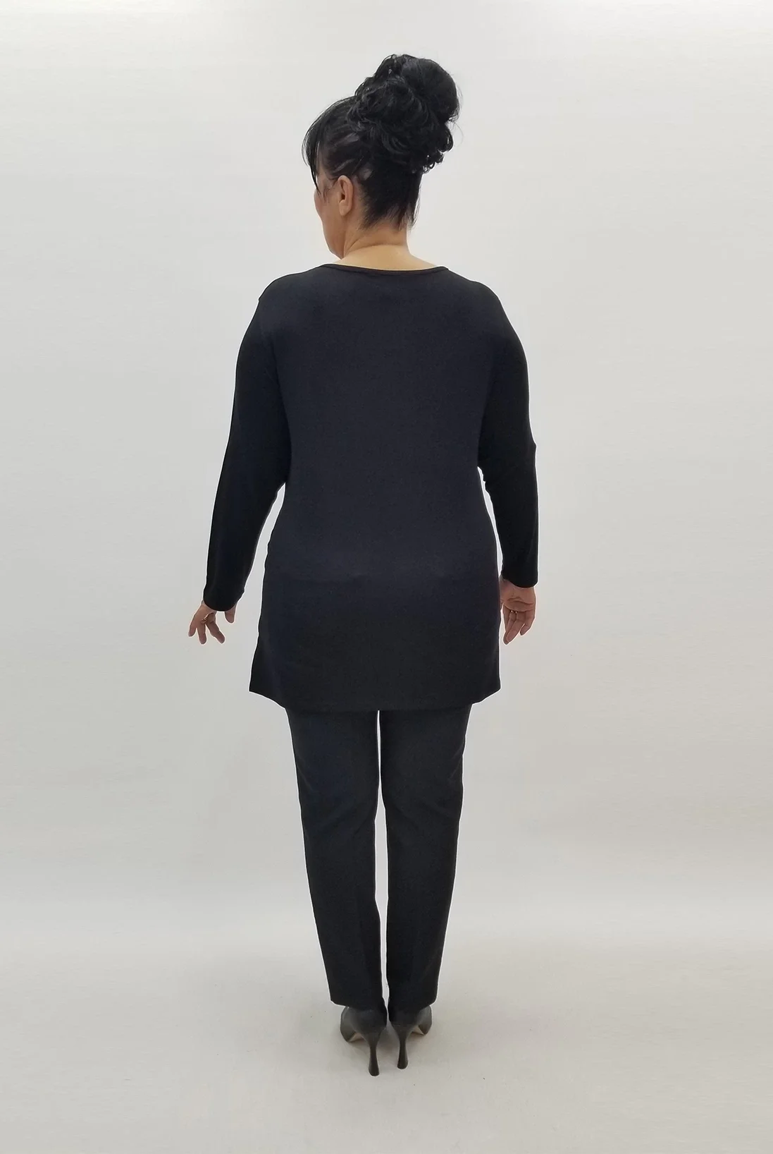 Miraggio Büyük Beden Bluz 99056 SİYAH