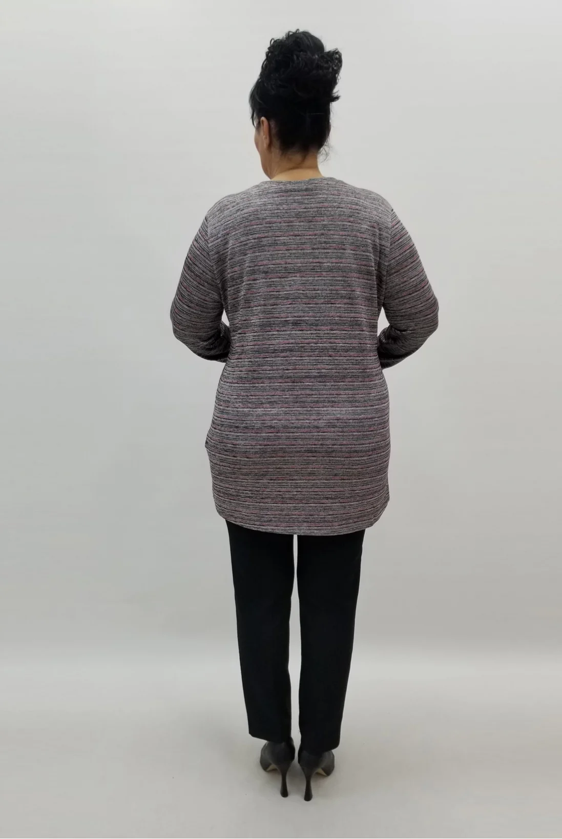 Miraggio Büyük Beden Bluz 99155 GRİ